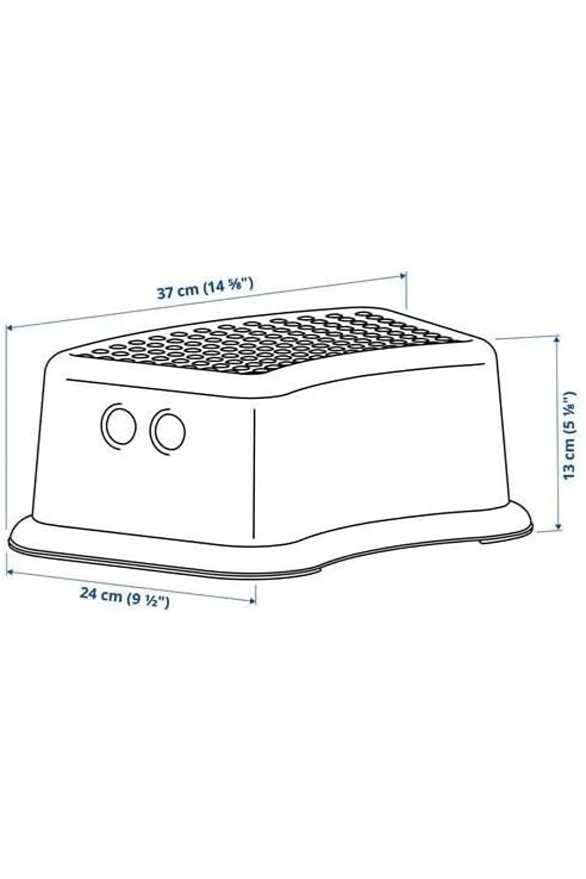 Försıktıg Çocuk Basamağı, Beyaz-Turkuaz, 37X13 Cm 1014773