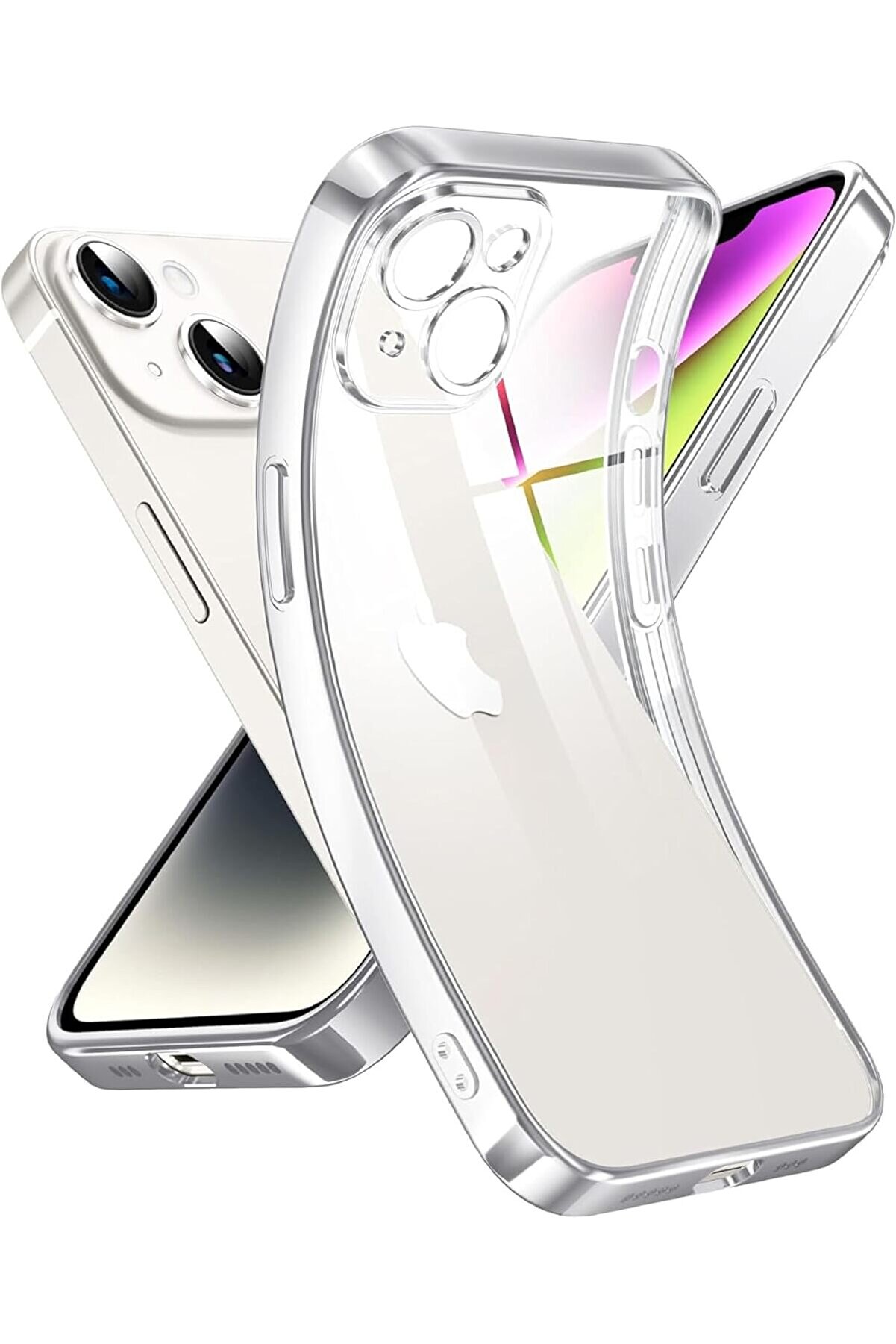 STOREMAX İPhone 13 Kamera Korumalı Şeffaf Silikon Kılıf 1014773