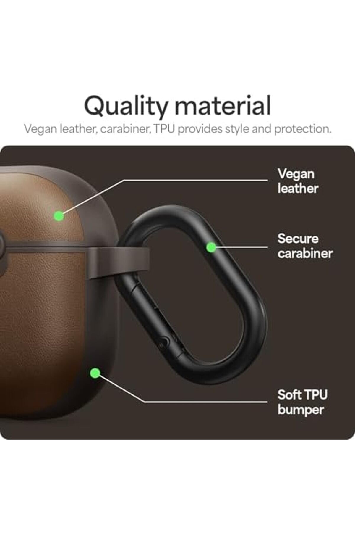 Ci̇el By (4. Nesi̇l) Kılıf Kajuk Saddle Brown - Acs08