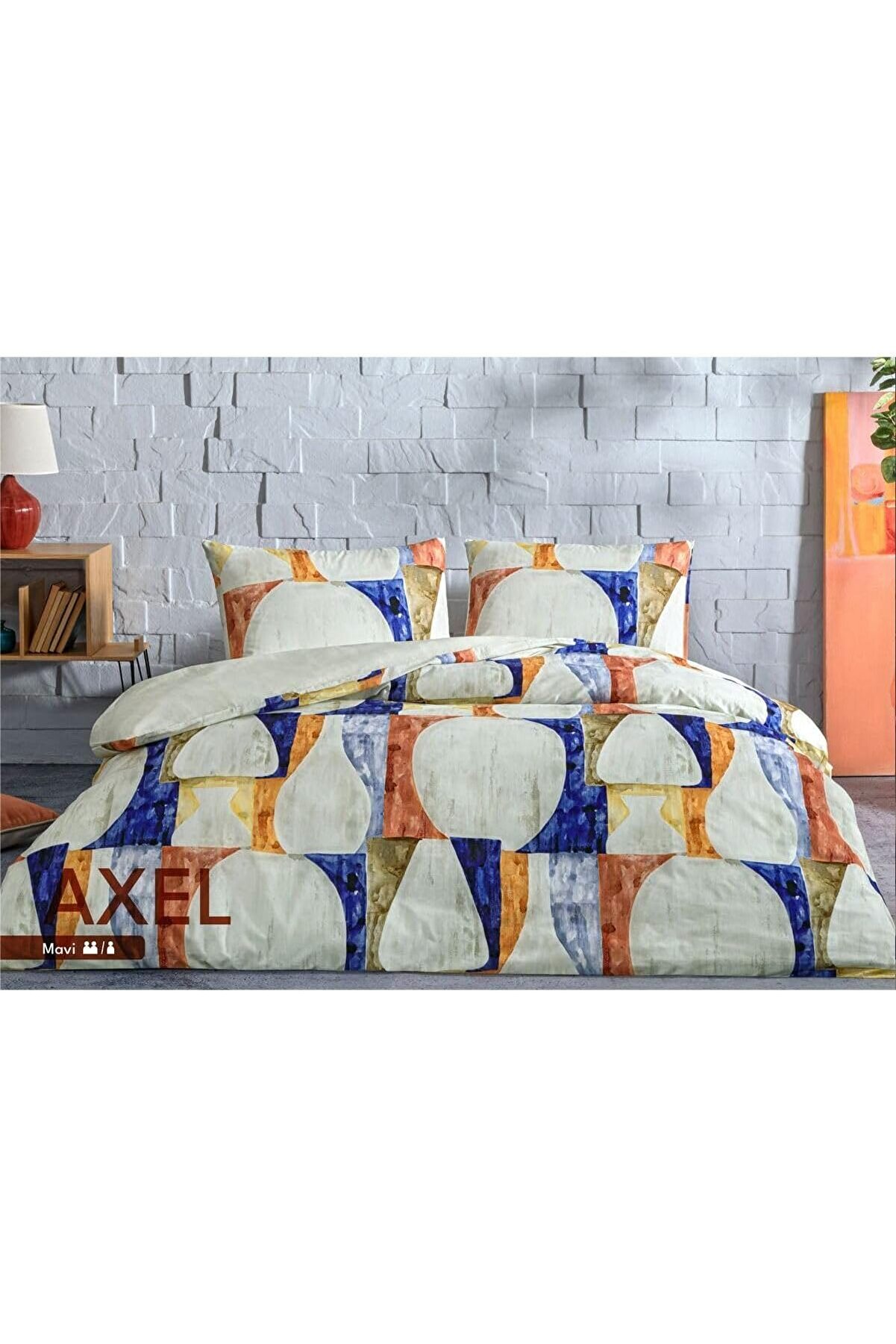 STOREMAX Axel Ranforce Tek Kişilik Nevresim Takımı Mavi 1014773