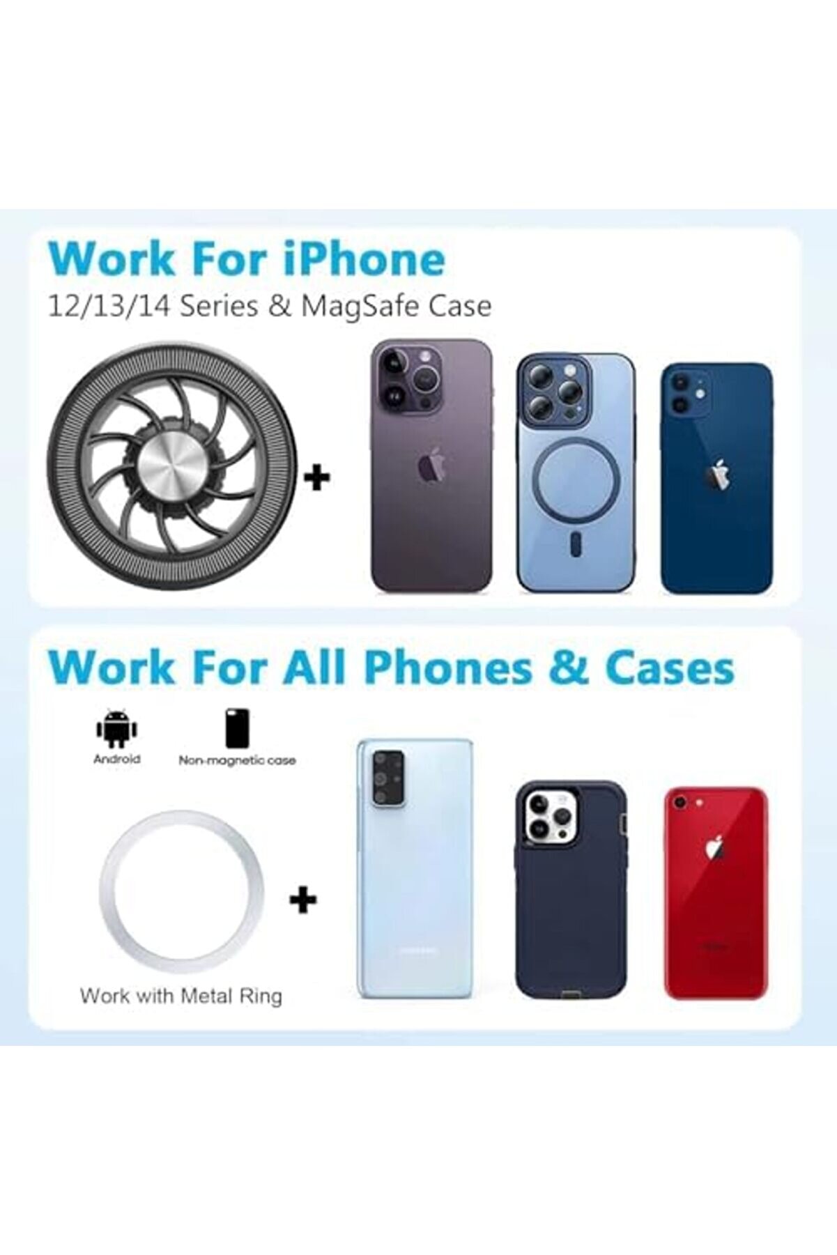 Shpsell Mıknatıslı İçeri̇ği̇ndeki̇ Aparatlar Sayesi̇nde Tüm Cep Telefonları Navi̇gasyon Ve Tabletlere Uyu