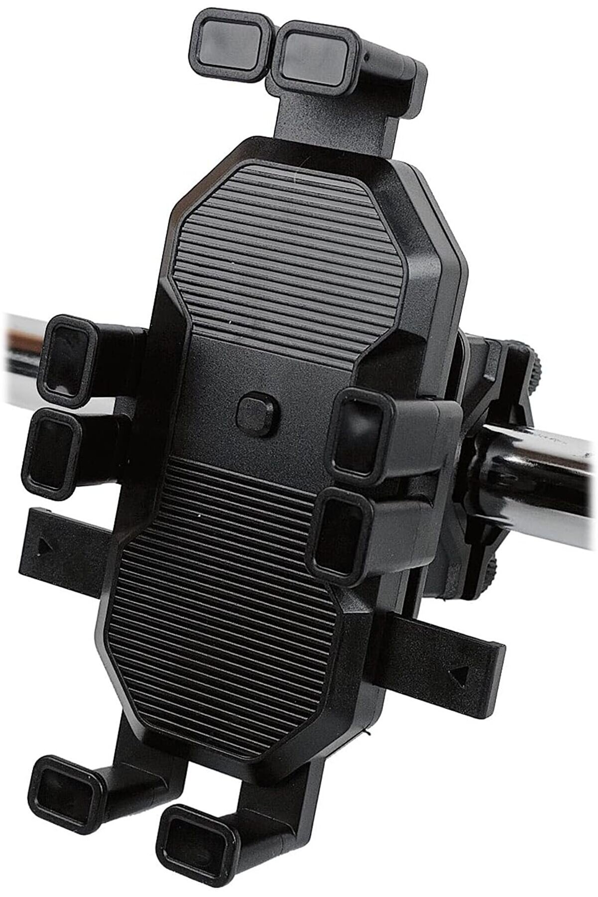 STOREMAX NR94 Motor ve Bisiklet Telefon Tutucu Tek El Kullanım Bağlantılı Damperli Şok Emici Özellikli 10147