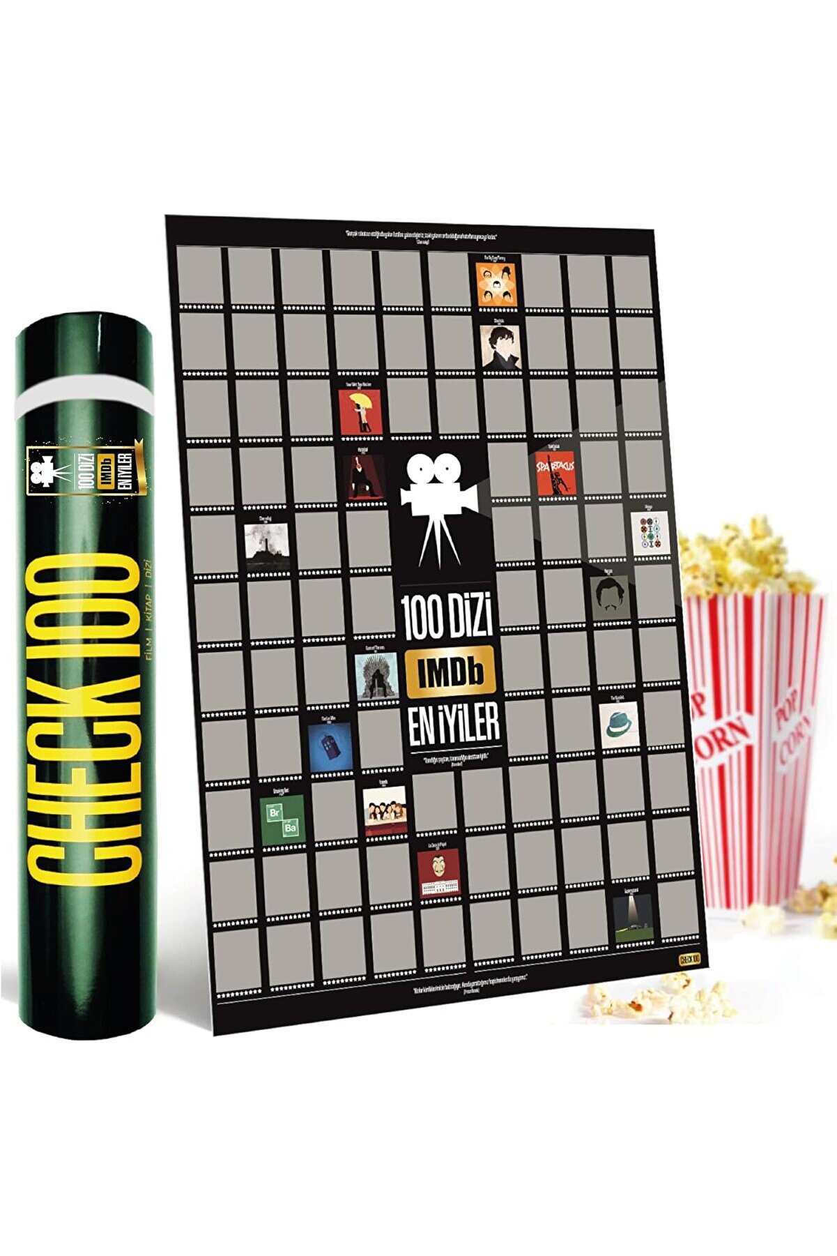 STOREMAX IMDb TOP 100 Kazıkazan DİZİ Hediyelik Poster 1014773