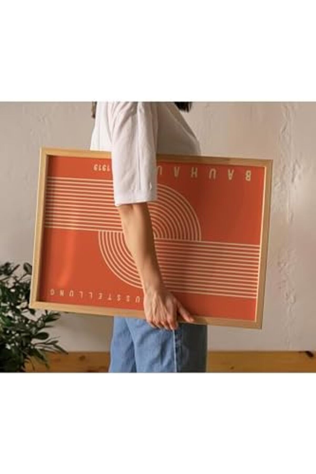 Tanıtım Bauhaus Çerçevesi̇z Poster, Modern Dekorati̇f Çerçevesi̇z Poster, Tablo, Bauhaus-10, 21 X 30 1