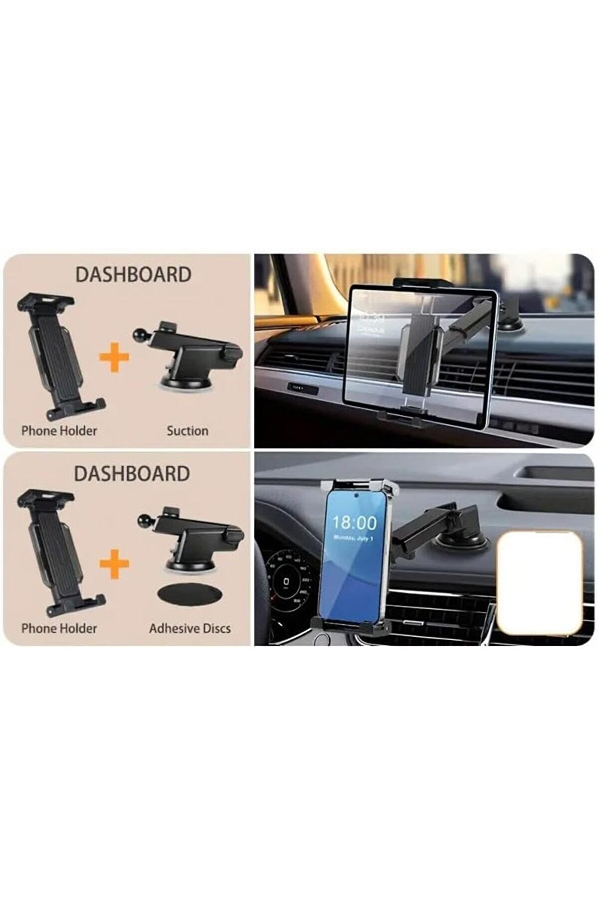 Araç İçi̇ Tablet Ve Telefon Tutucu (Tablet Tutucu) 1014773