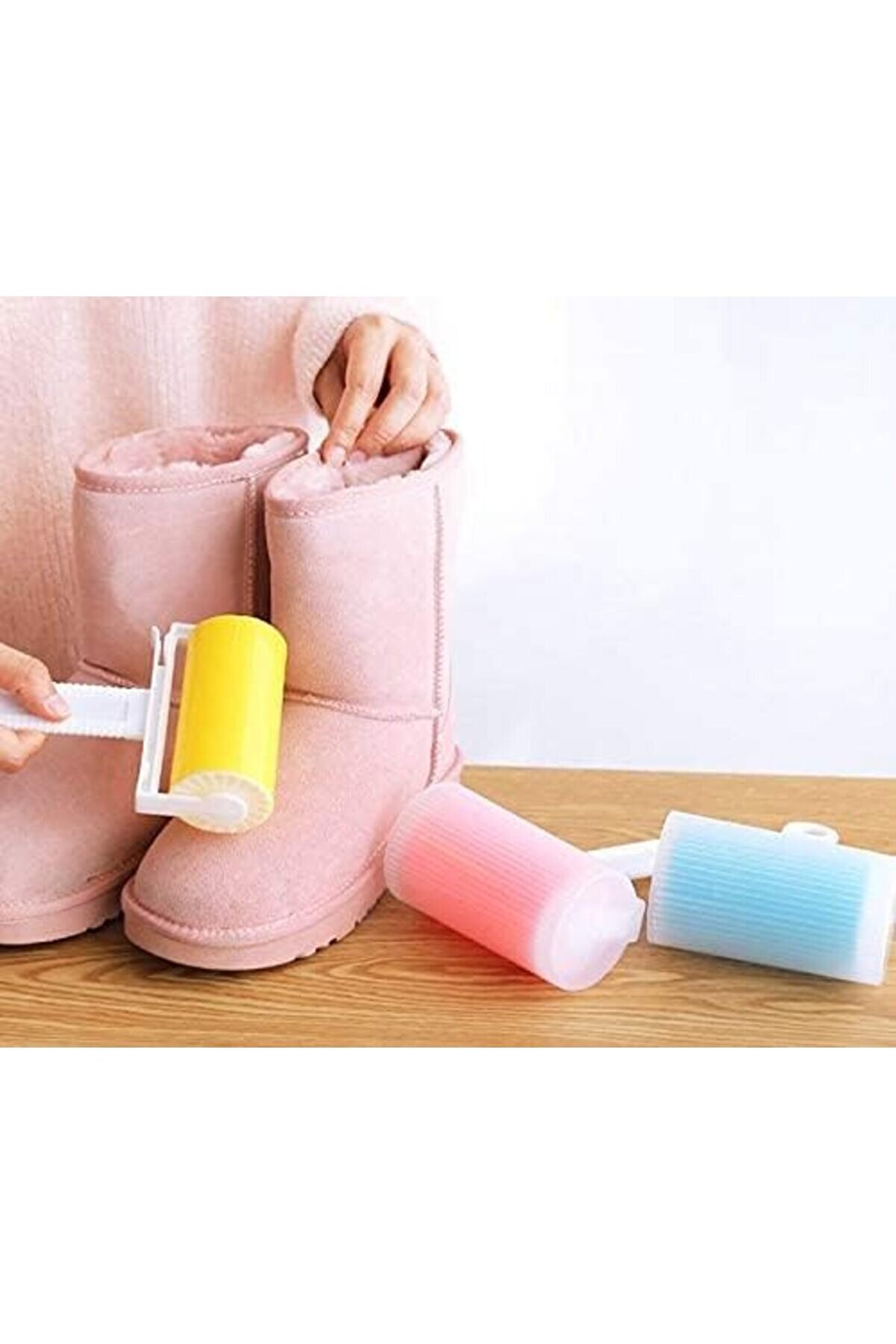 Svngsphereshop Yeni̇ Nesi̇l Yıkanabi̇li̇r Prati̇k Tüy Ve Toz Toplama Rulosu Aparatı Asorti̇ Svngsphereshop