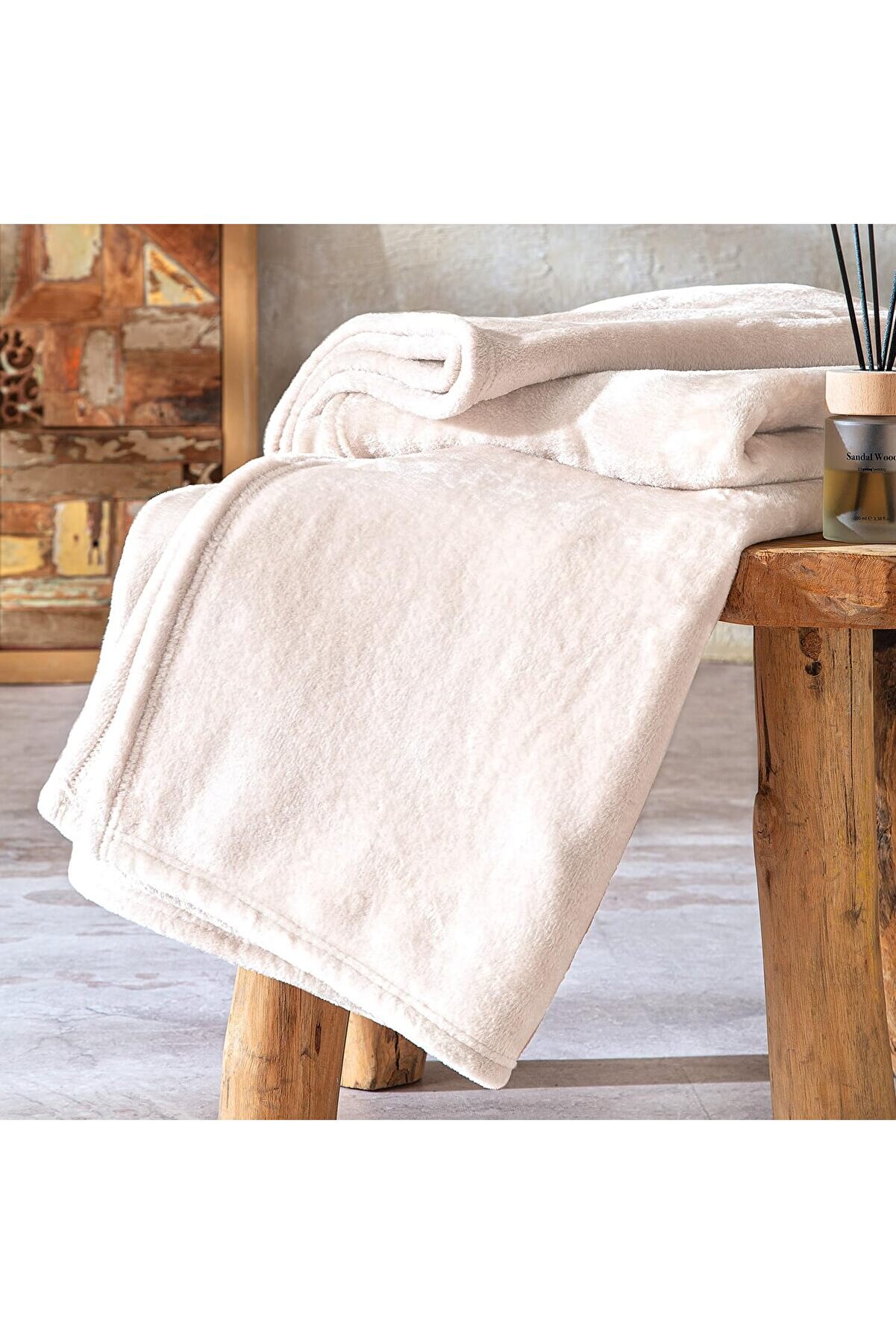 STOREMAX Olenna Tv Battaniyesi 140x190 Ekru 1014773