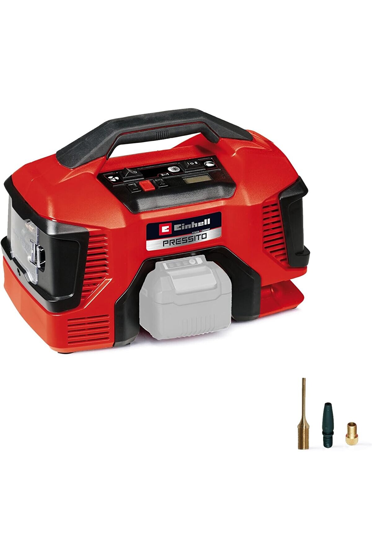 Pressi̇to 18/21 Power X- Ak&uuml;l&uuml; Hava Kompres&ouml;r&uuml; (18 V, Maks. 10.5 Bar, 21 L/Dk Emi̇ş G&uuml;c&uuml;, 18000 Rpm Mo