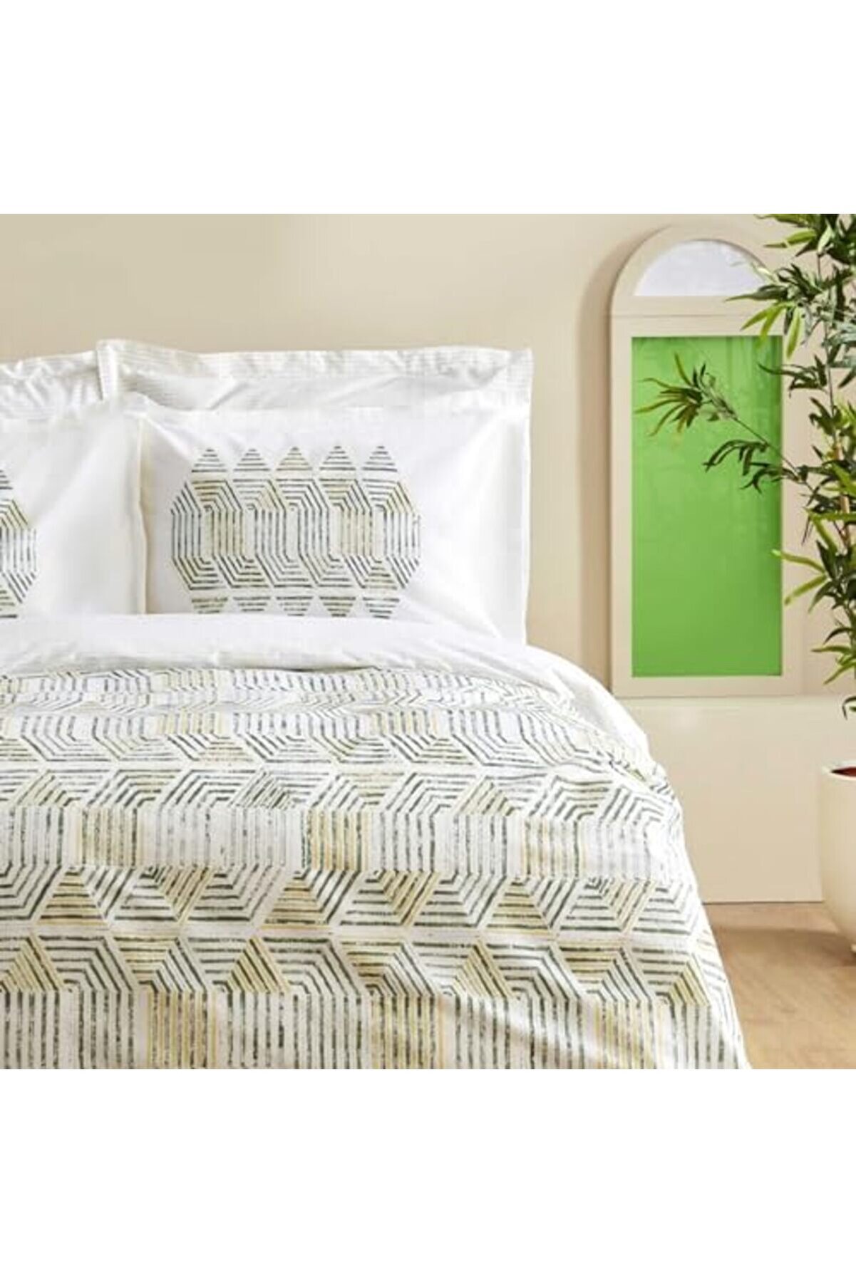 Jeni̇k%100 Pamuk Tek Ki̇şi̇li̇k Nevresi̇m Takımı Yeşi̇l 1014773