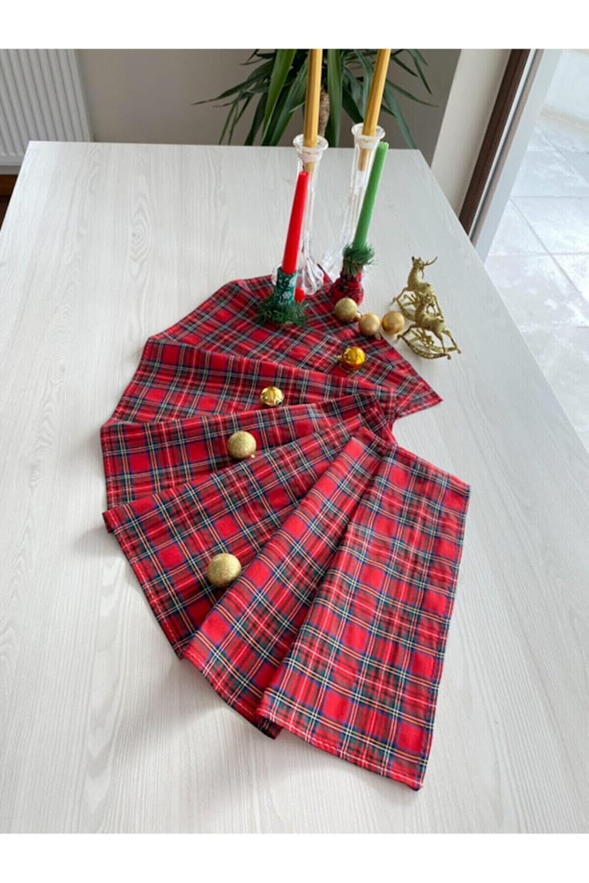 STOREMAX Alamode Ekose&iskoç Desenli Düz Runner 1014773