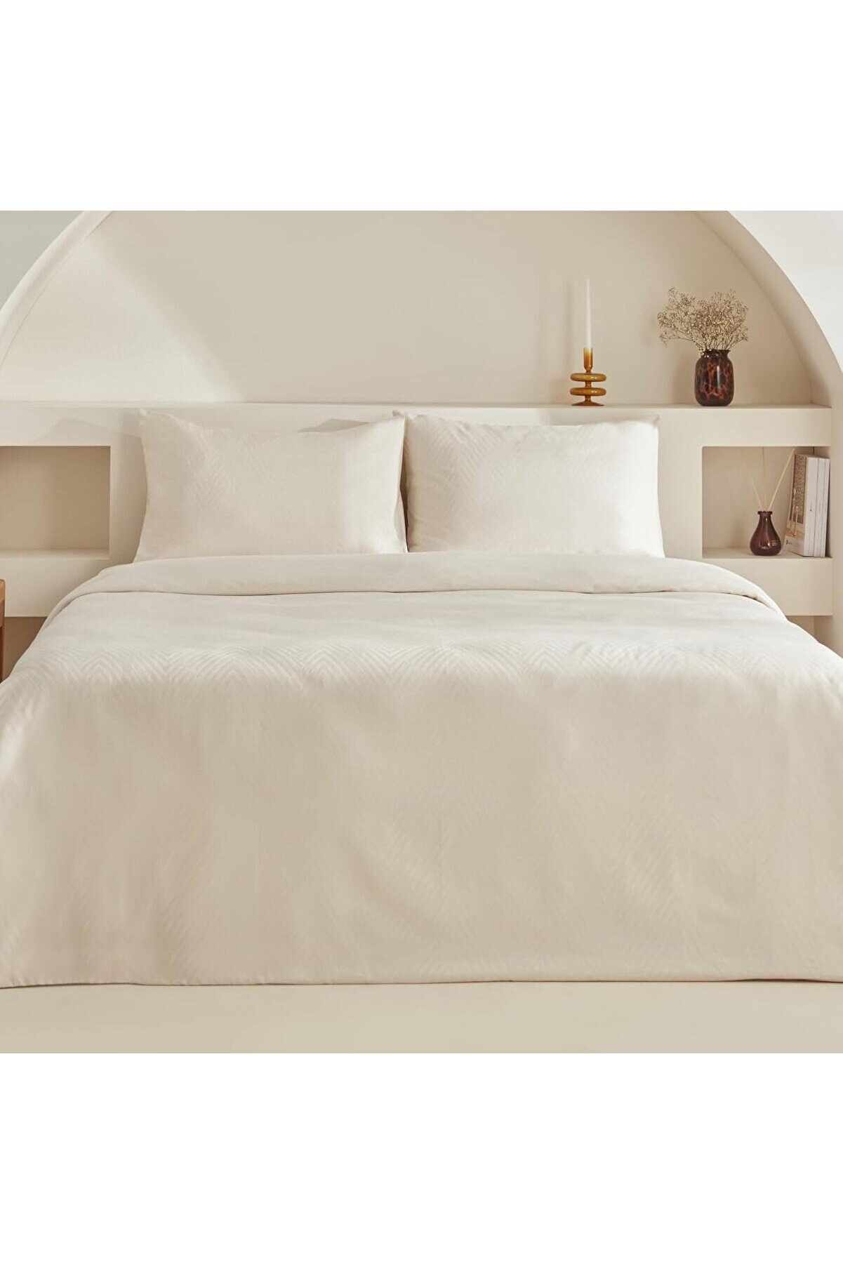 STOREMAX Sion%100 Pamuk Size Nevresim Takımı Ekru 1014773