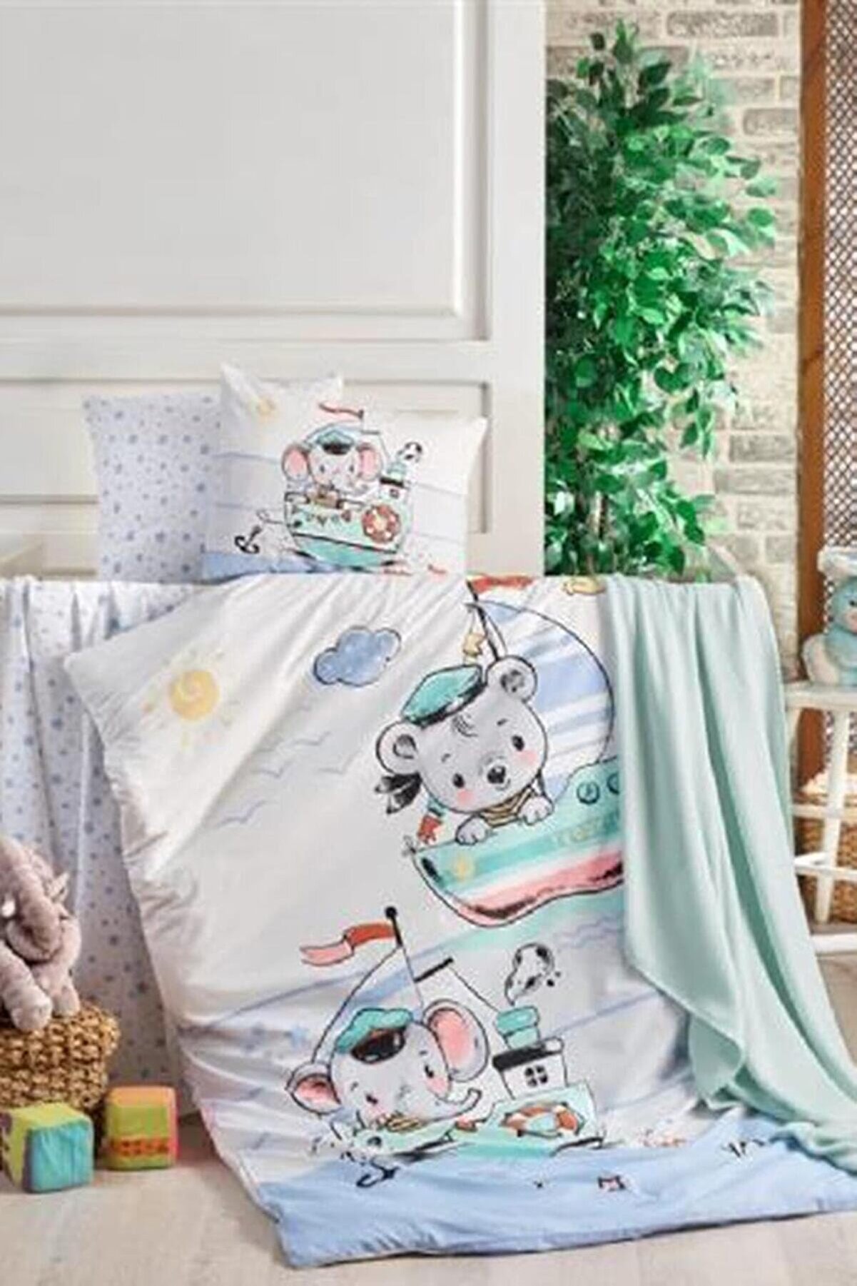 STOREMAX Bebek Nevresim Takımı Sailing 1014773