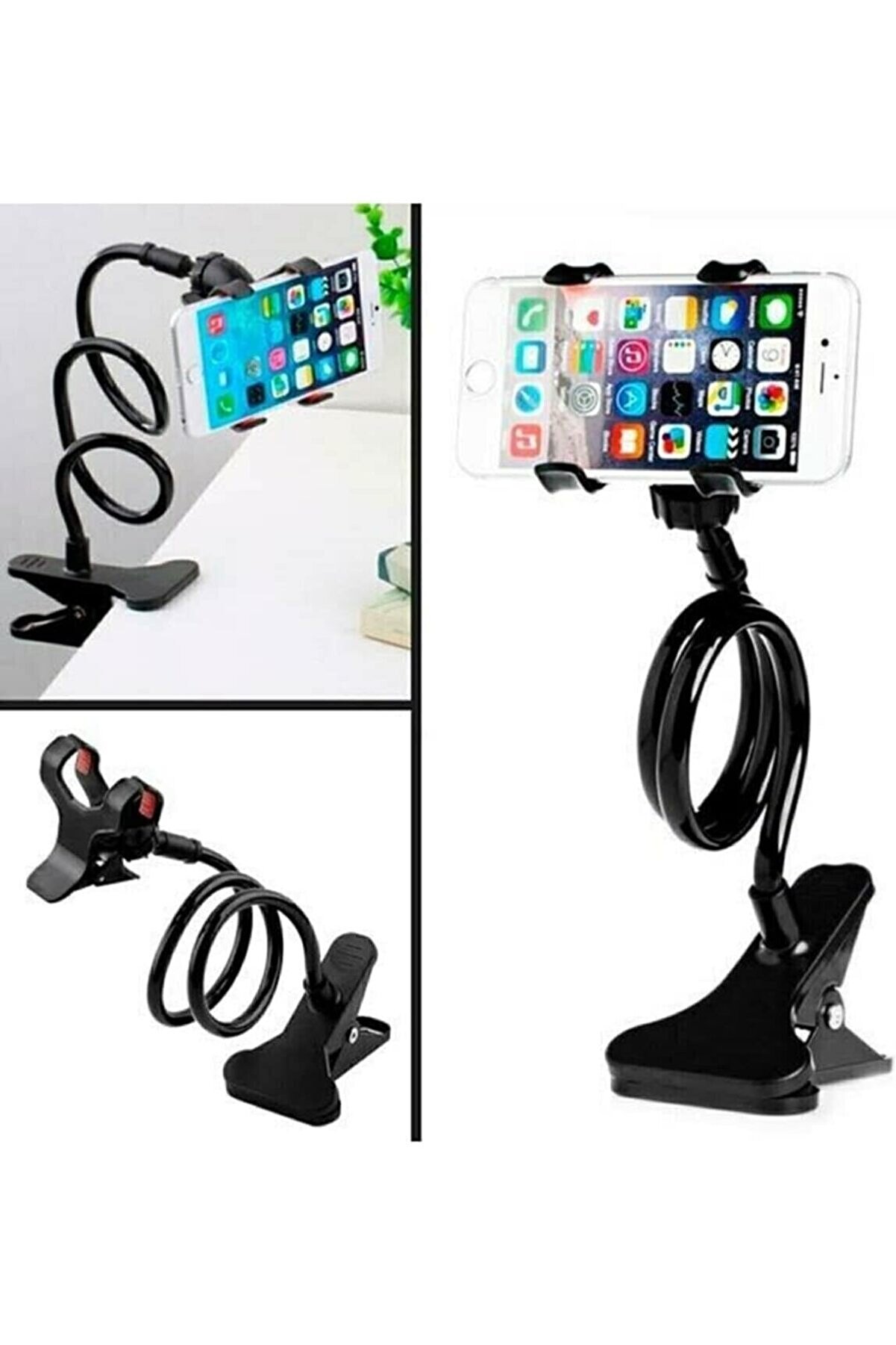 STOREMAX Oynar Başlıklı Akrobat Telefon Tutucu Portatif Telefon Tutma Aparatı Siyah 1014773