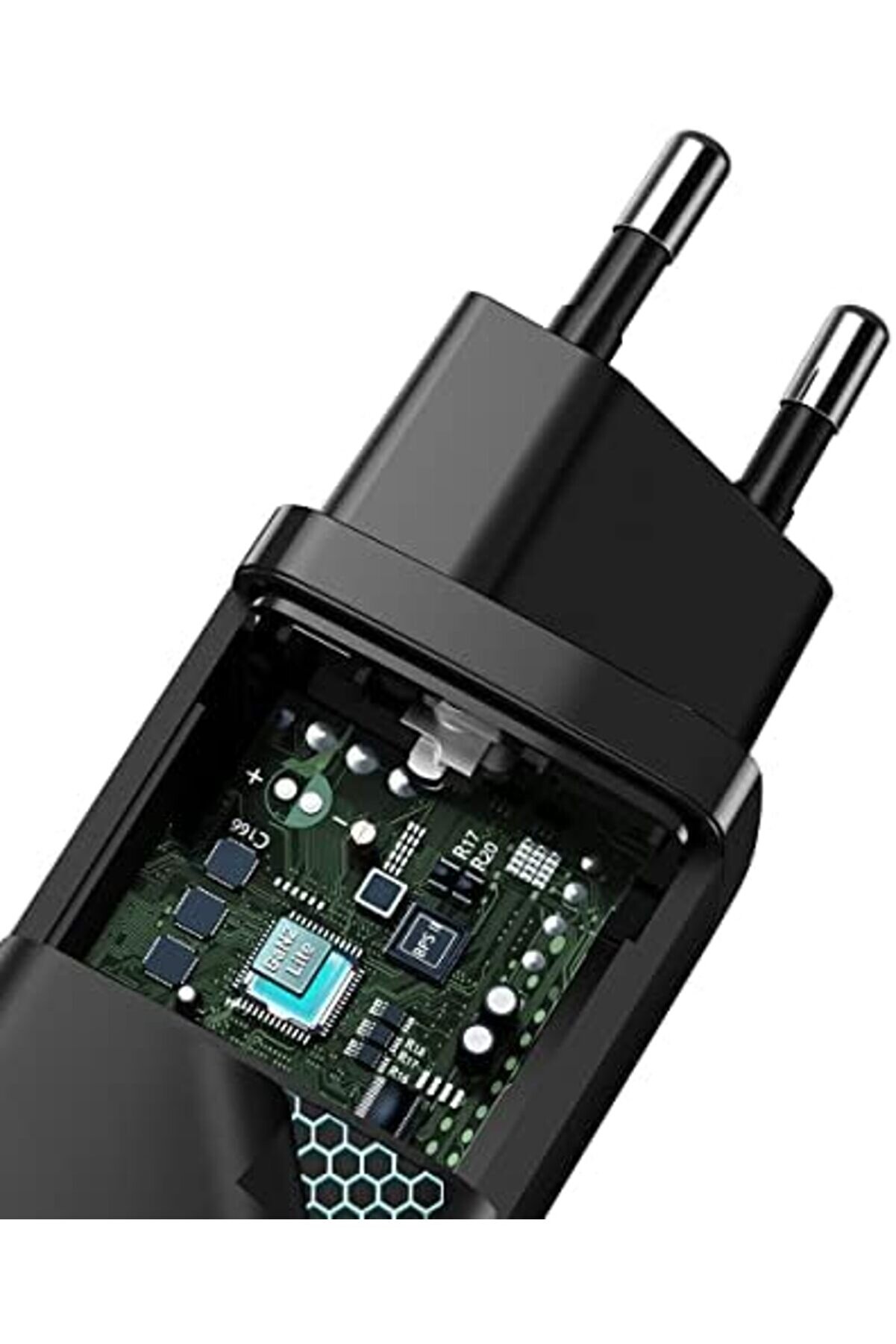 Gan2 Li̇te Hızlı Şarj Adapt&ouml;r&uuml; C+U 65W Eu, Si̇yah 1175713