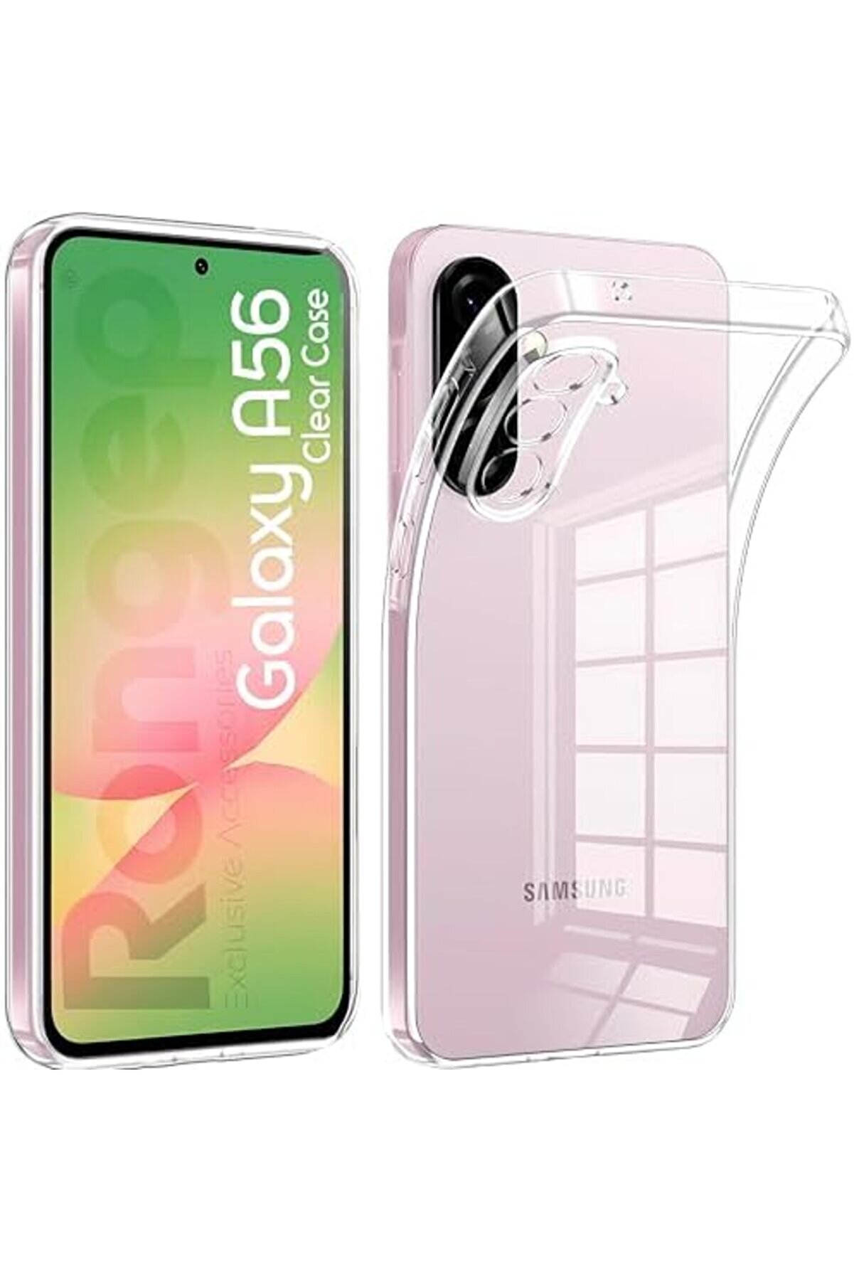 A56 İçi̇n Şeffaf Telefon Kılıfı Kamera Yükselti̇li̇ Esnek Ve Hafi̇f Tasarımlı A56 Kılıfı Darbelere Ve Çi̇