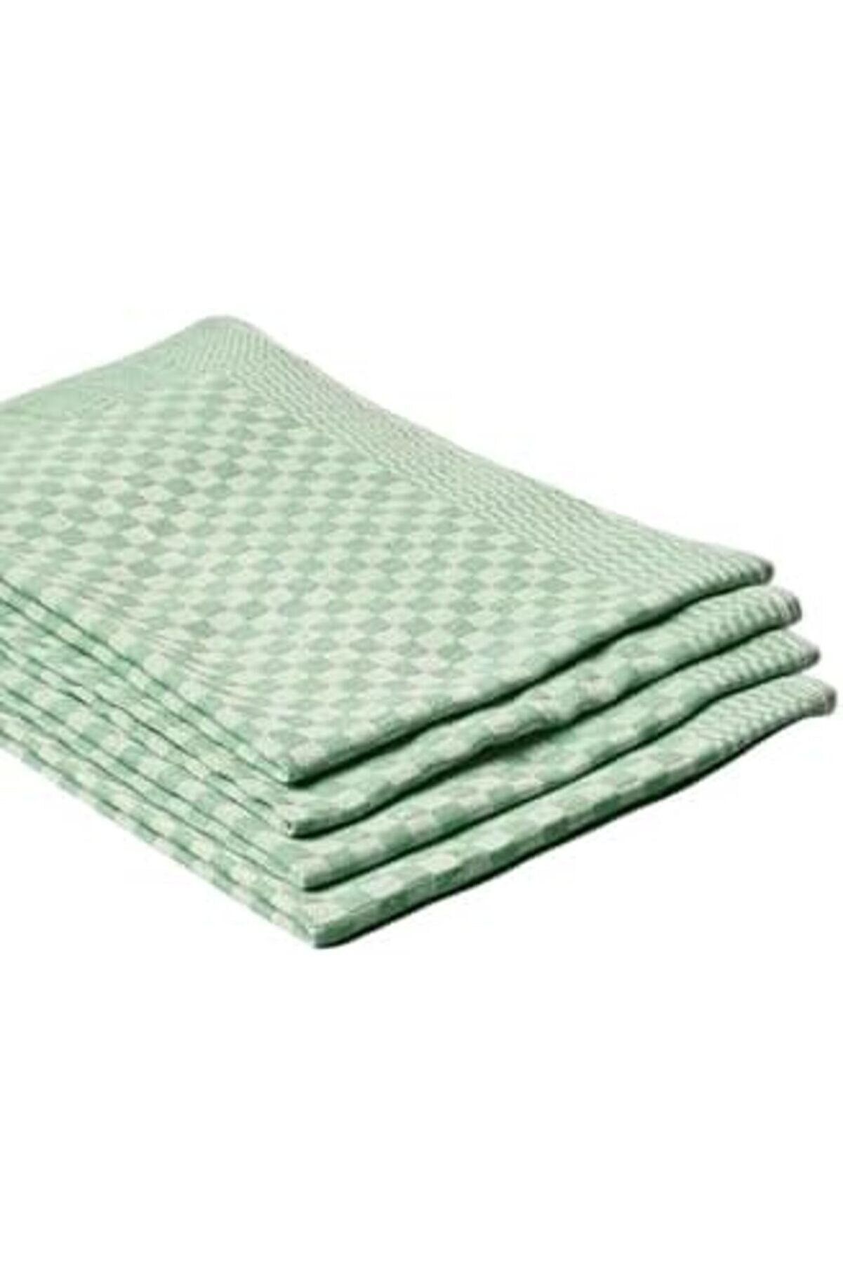 4 Lü Yeşi̇l Renkli̇ Dama Desenli̇ Mutfak Peçetesi̇ Kurulama Bezi̇ Mutfak Havlusu 40X60 Cm 1175713