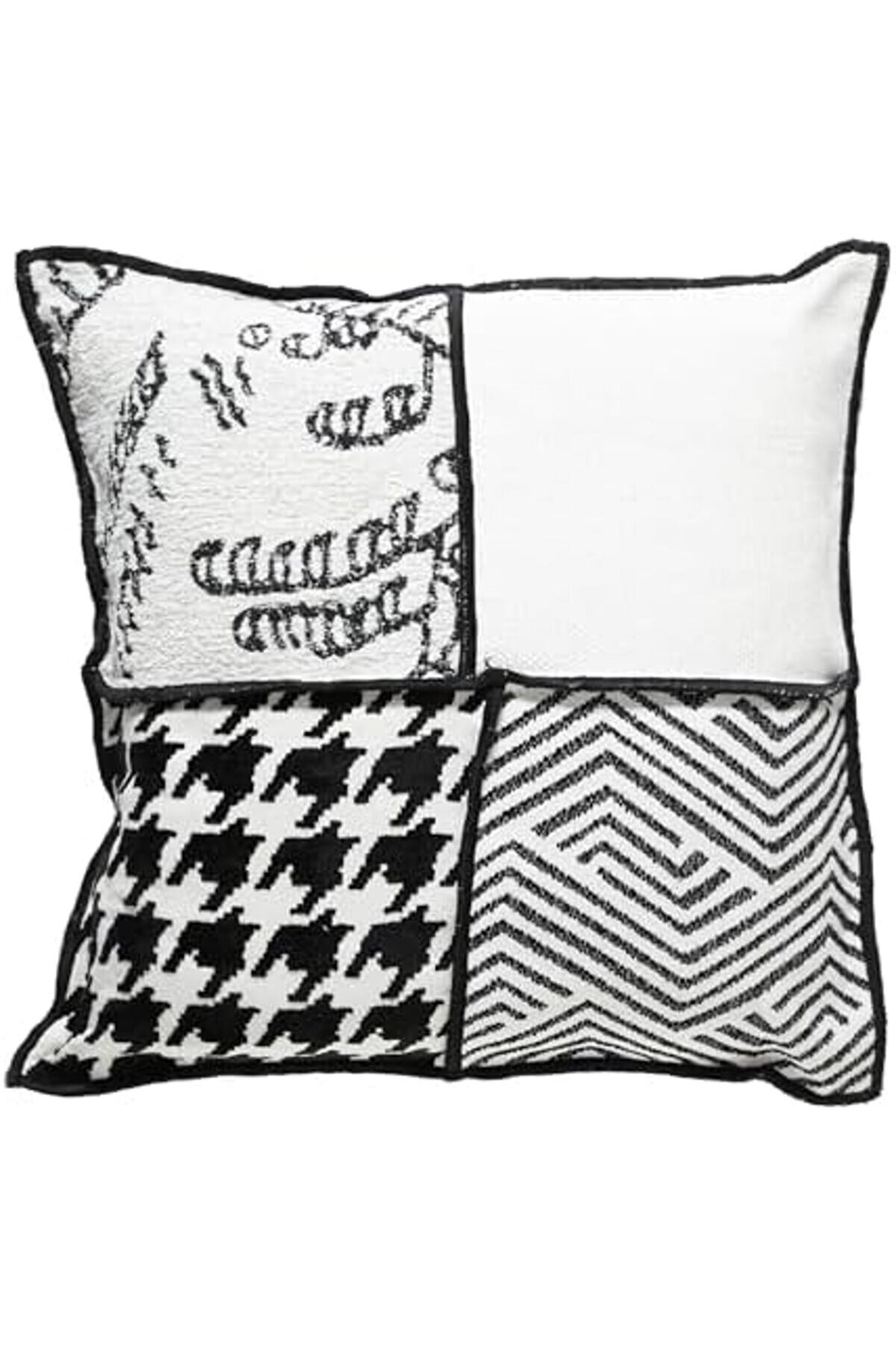 Concept Pam Kırlent Si̇yah Beyaz 45 X 45 Cm 1014773