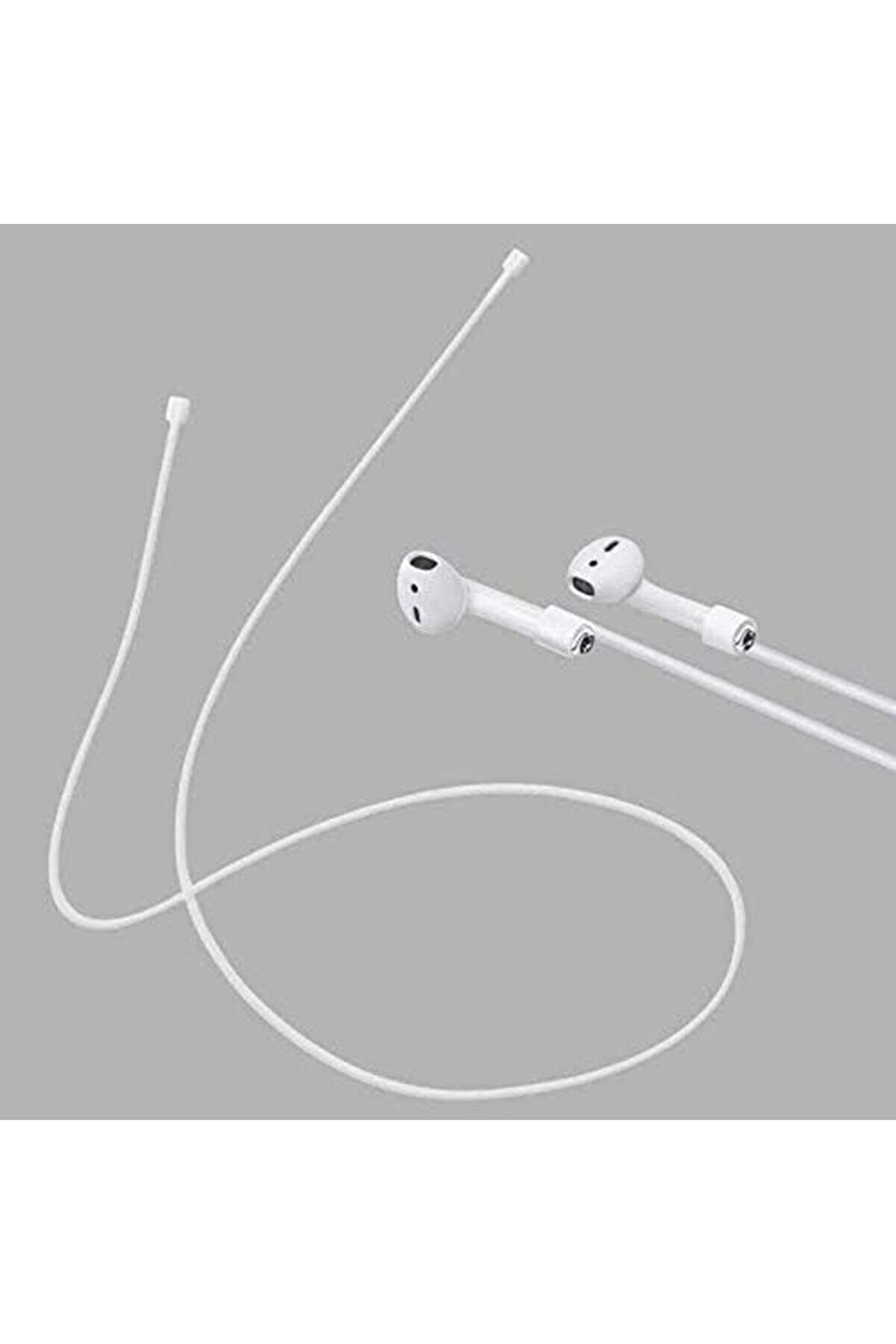 Uyumlu Boyun Askısı Si̇li̇kon Kılıf (Beyaz) 1014773