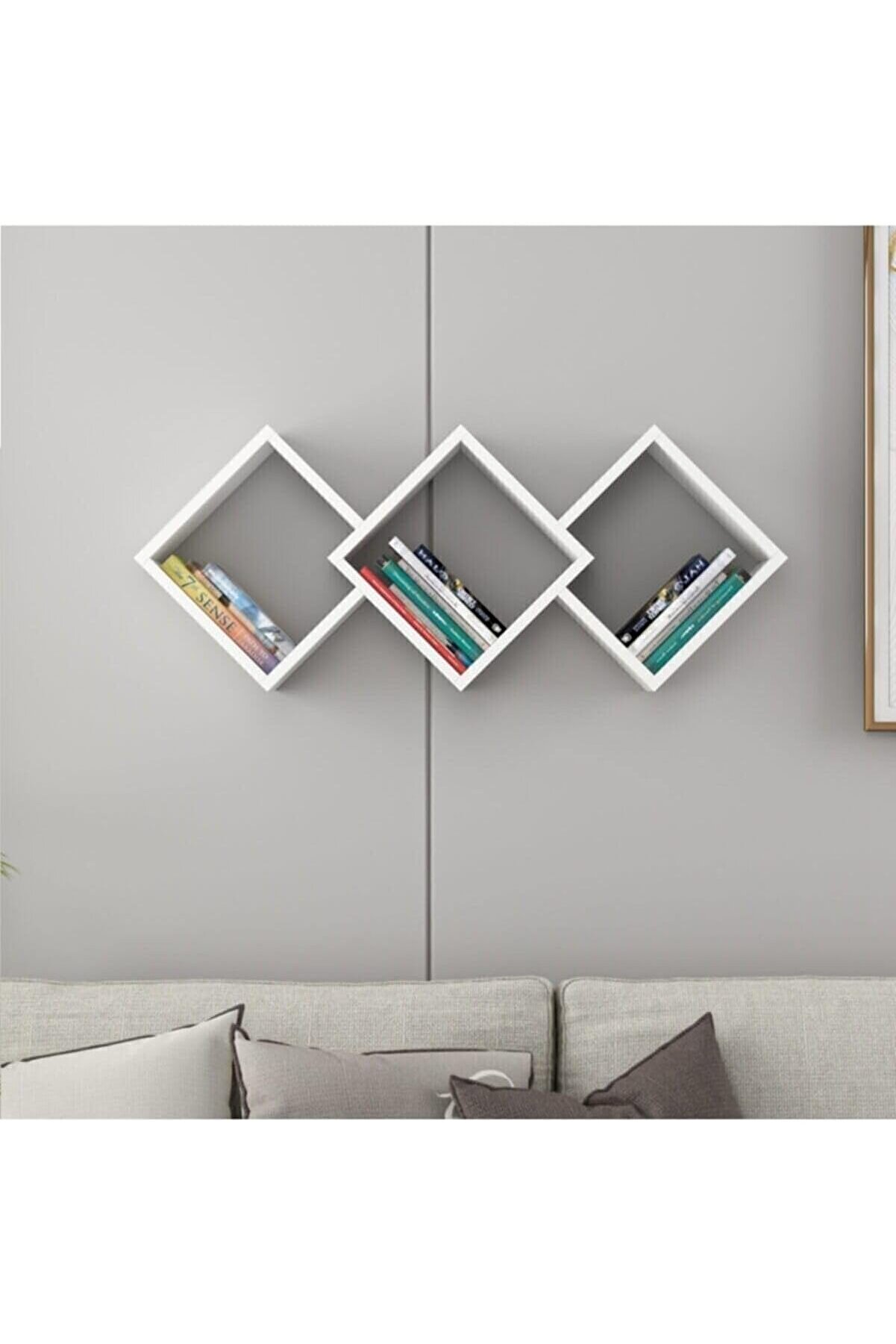 STOREMAX Dizayn Duvar Rafı Beyaz 1014773