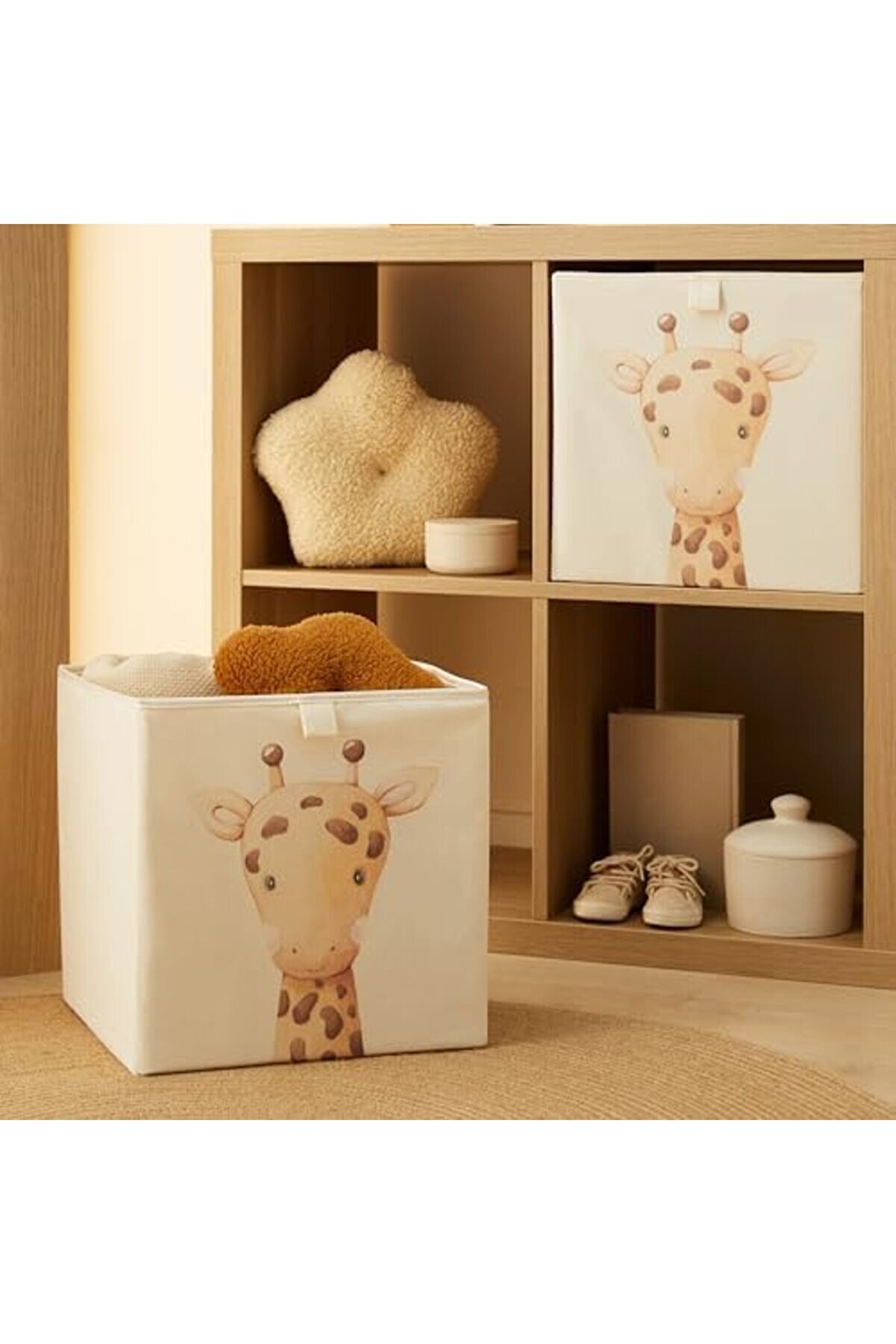 Texti̇le 2 Li̇ &Ccedil;ocuk Odası Sevi̇mli̇ Kutu Set 33 X 30 X 33 Cm 1014773