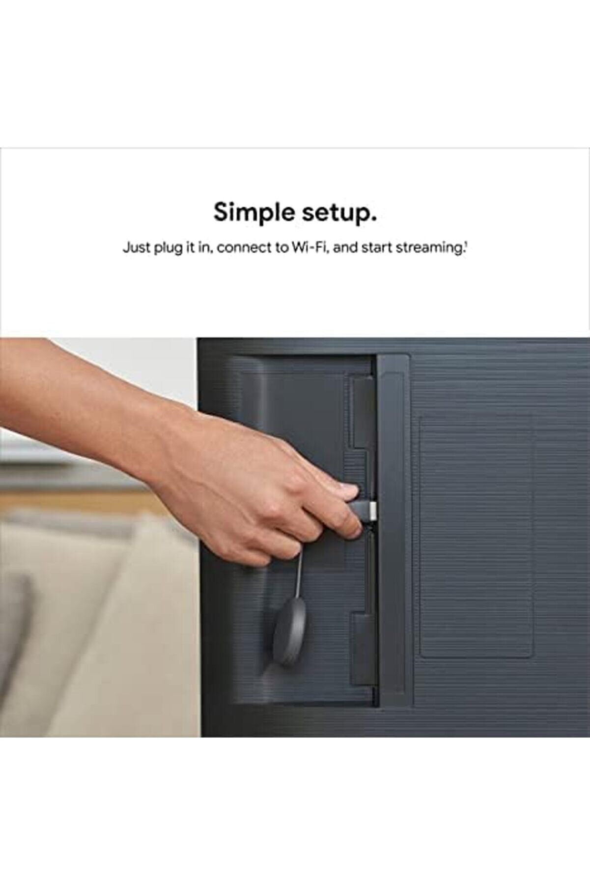 Eli̇zzashop Chromecast, Hdmı Kablolu Yayın Akışı Ci̇hazı, Yayın Gösteri̇leri̇, Müzi̇k, Fotoğraflar, Netfl