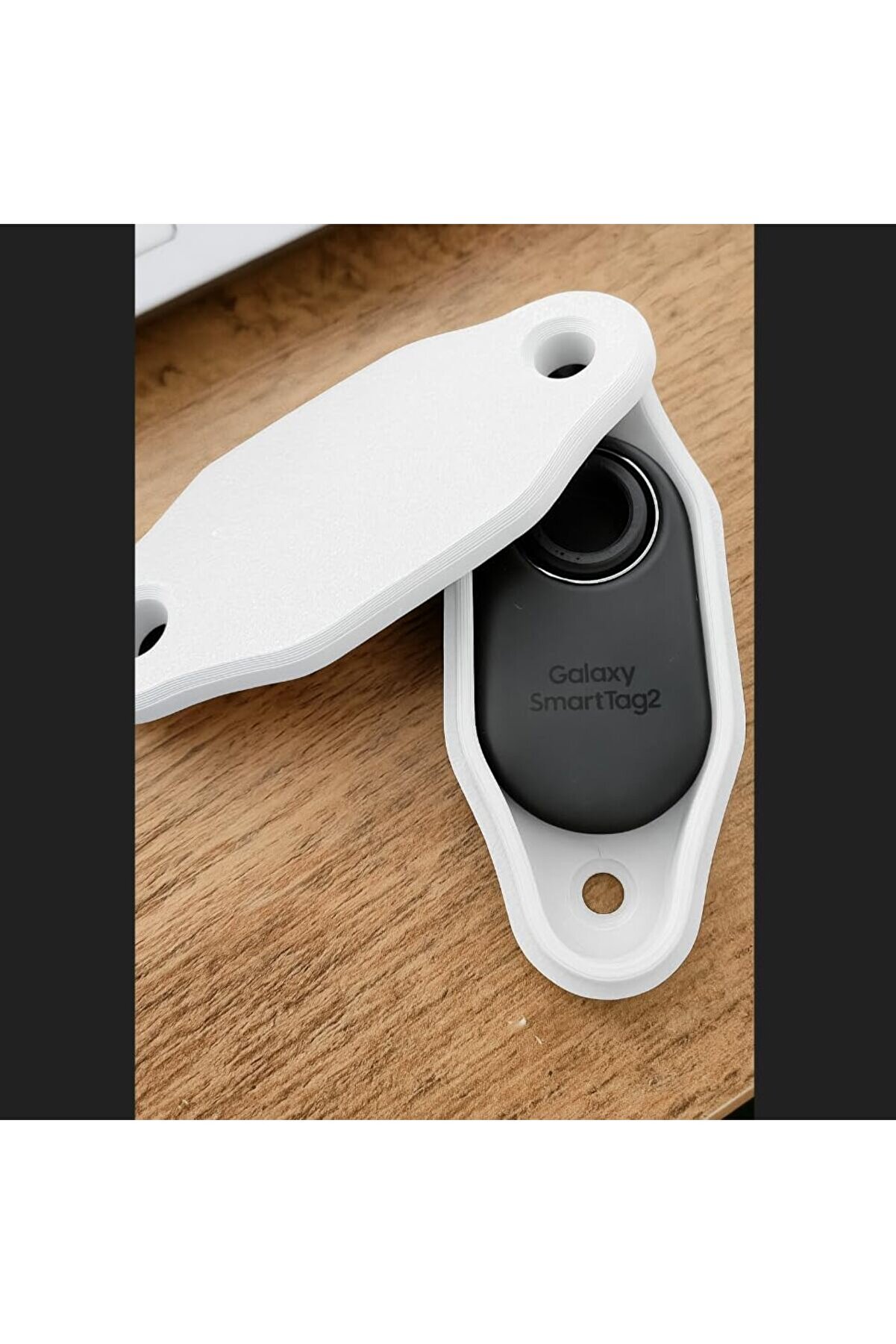 STOREMAX İçin Bisiklet Suluk Arkasına Takılan Tutucu Smart Tag 2 Kılıf - Beyaz 978262
