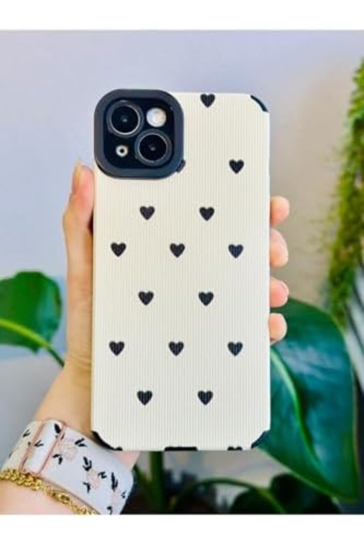 Aksesuar 14 Ve 15 İle Uyumlu Kaplama Tasarımlı Baskılı Model Si̇li̇kon Kılıf 1014773