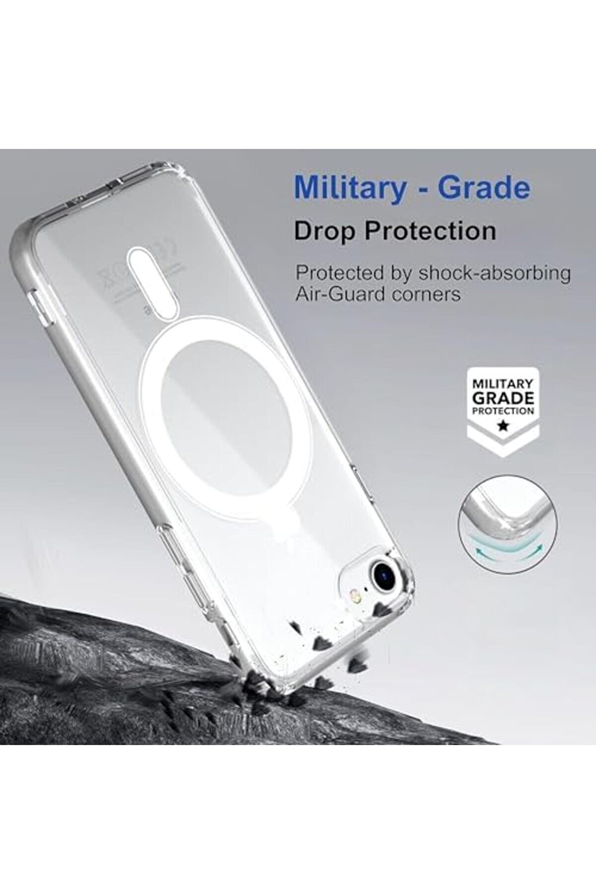 İle Uyumlu Şeffaf Si̇li̇kon Kılıf&hellip; ( 7-8-Se İle Uyumlu) 1014773