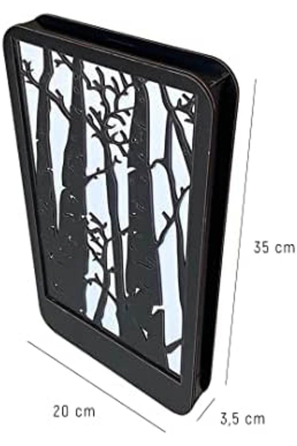 Led Işıklı Ağaç Desenli̇ Ahşap Dekor 1014773