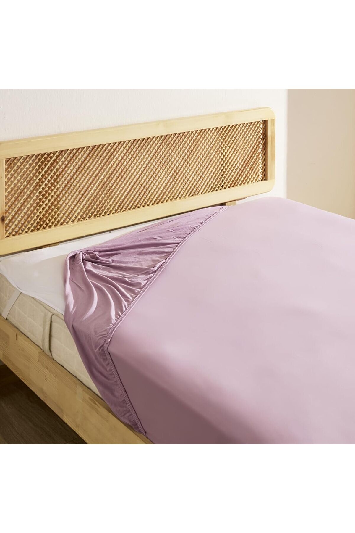 STOREMAX Penye Çift Kişilik%100 Pamuk Çarşaf Pembe 1014773