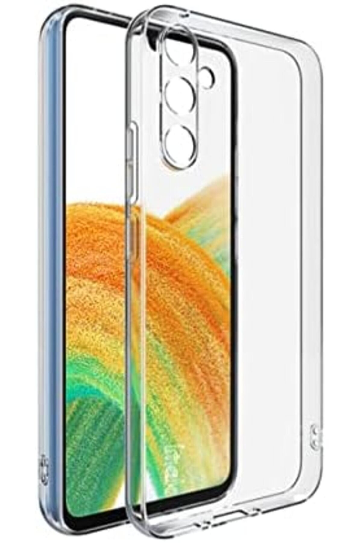 İleti̇şi̇m A34 İle Uyumlu Kapak Kamera Korumalı S&uuml;per Si̇li̇kon Kılıf 1014773