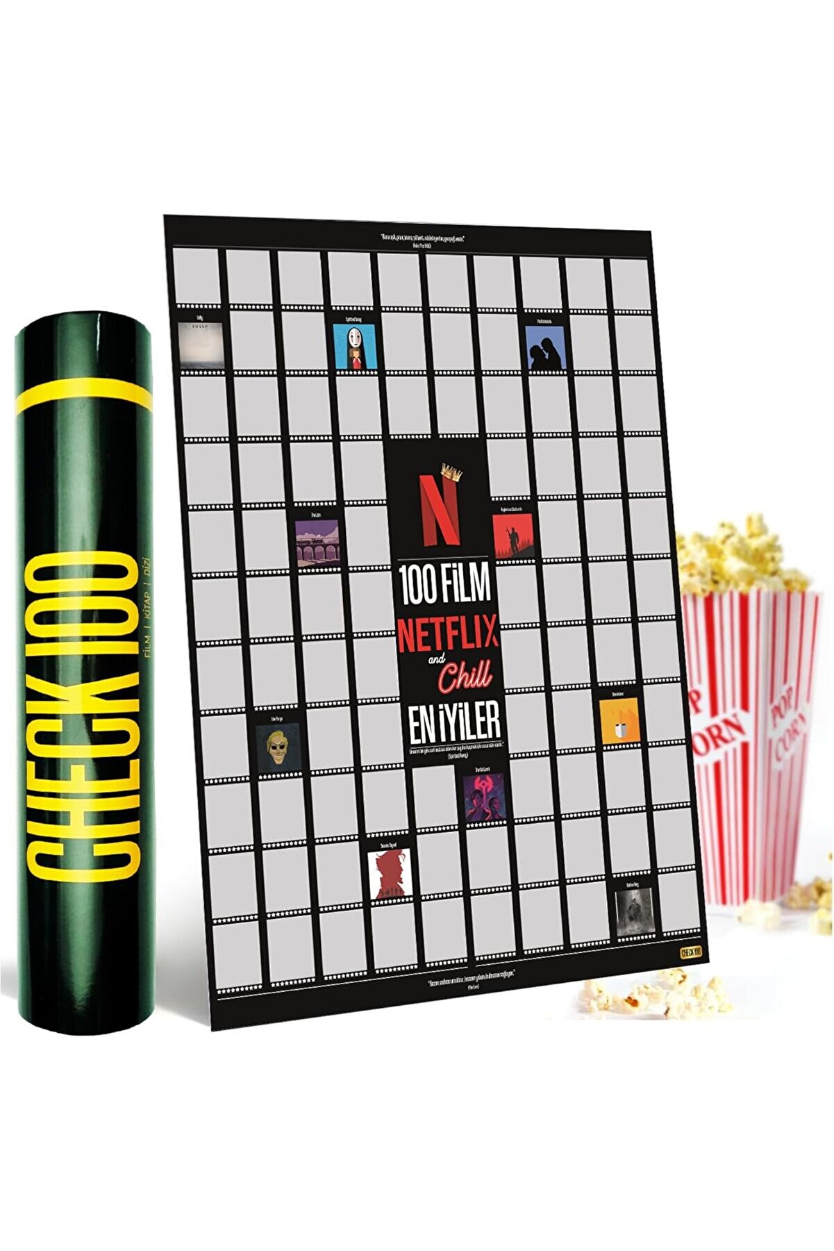 STOREMAX Netflix and Chill 100 Film En İyiler Posteri 1014773