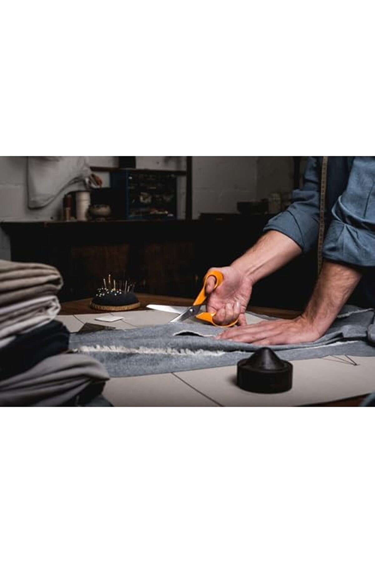 Pltnstoreshop El Sanatları, Di̇ki̇ş Ve Ofi̇s İşleri̇ İçi̇n Evrensel Makas, Klasi̇k, Uzunluk 21 Cm, Sağ El