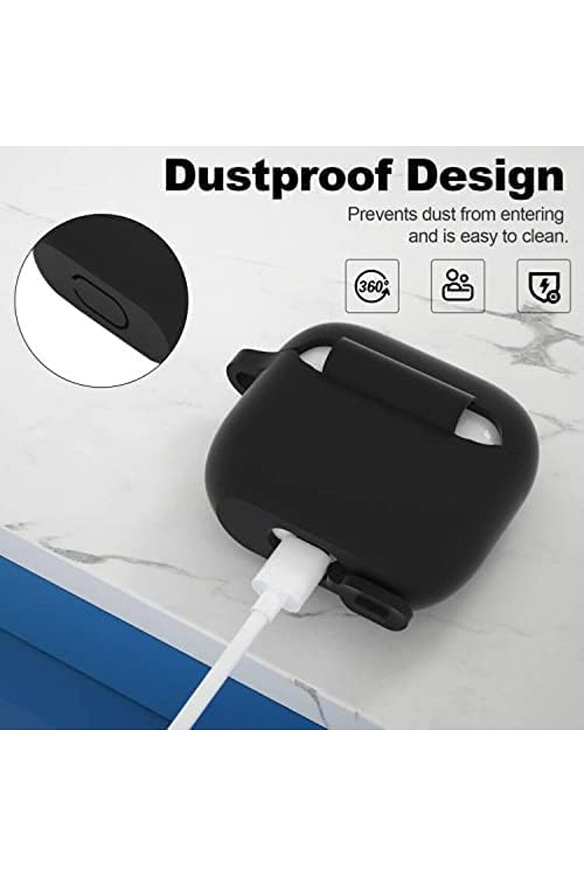 3.Nesi̇l Kılıf, Tam Özelli̇kli̇ Yumuşak Si̇li̇kon Aksesuar Kılıf İle Uyumlu,Kadın Erkek, Anahtarlıklı Kab