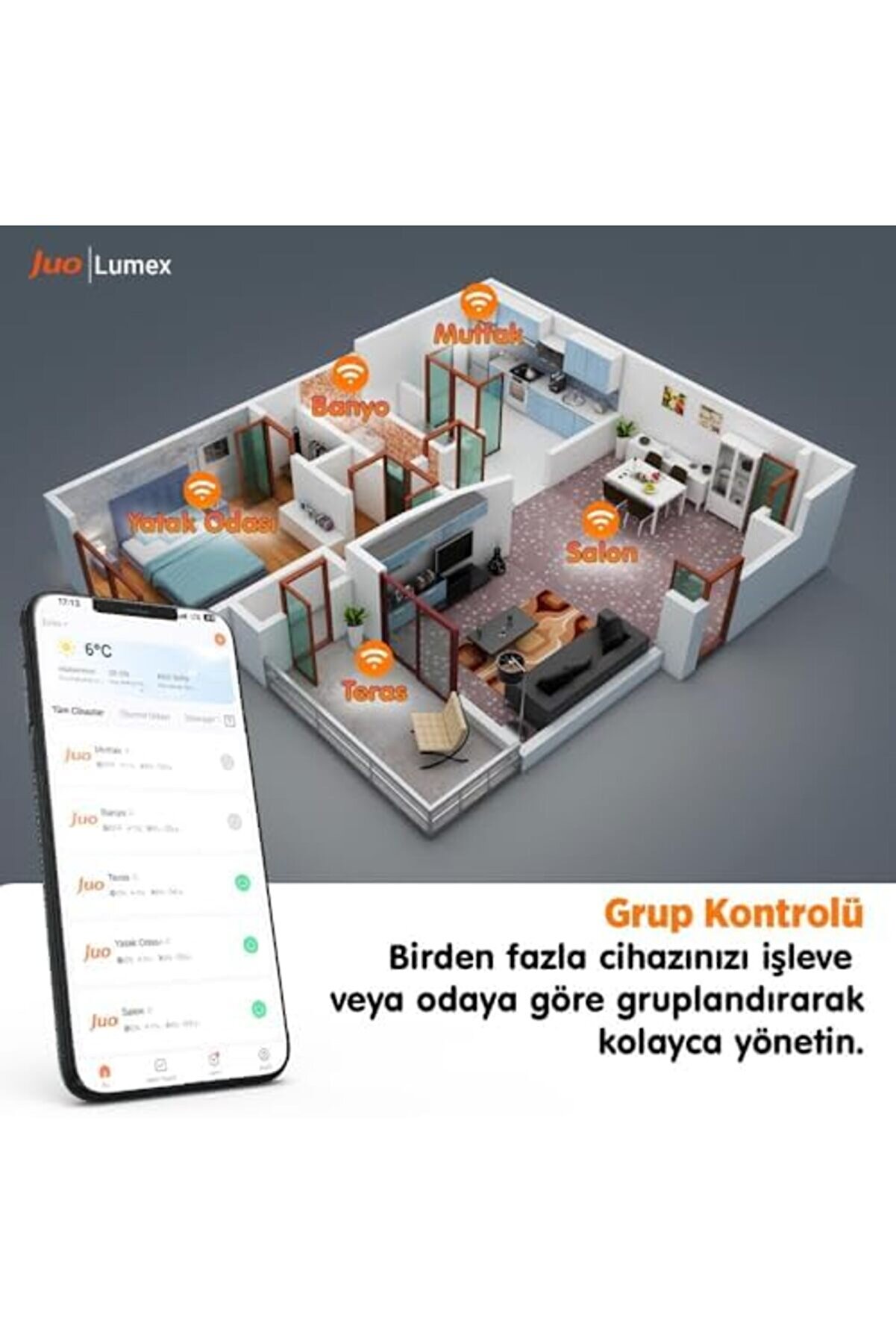 Lumex Akıllı Ampul 11W Led Rgb Wi̇fi̇ & 1014773