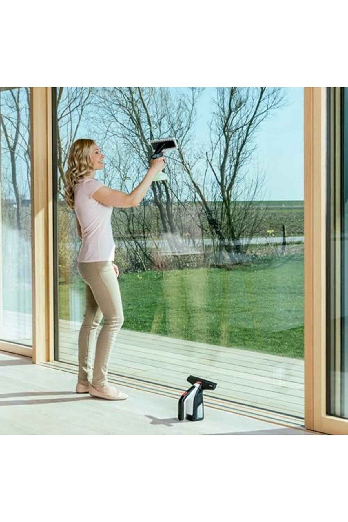 And Glassvac Akülü Cam Temi̇zleme Maki̇nesi̇ İle Uyumlu Yedek Mi̇krofi̇ber Bez, Beyaz 1014773
