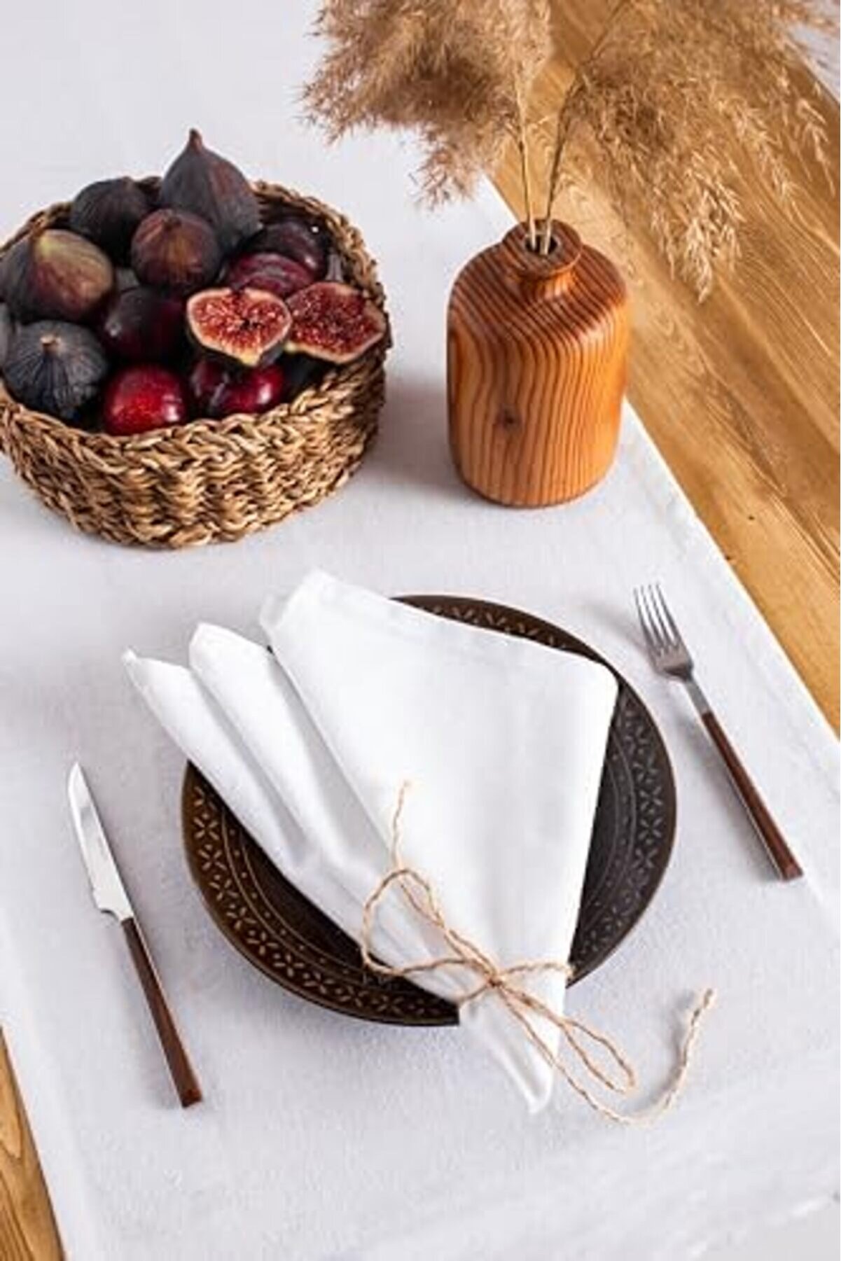 6 Lı Premi̇um Peçete 40 X 40 (Beyaz) 1014773