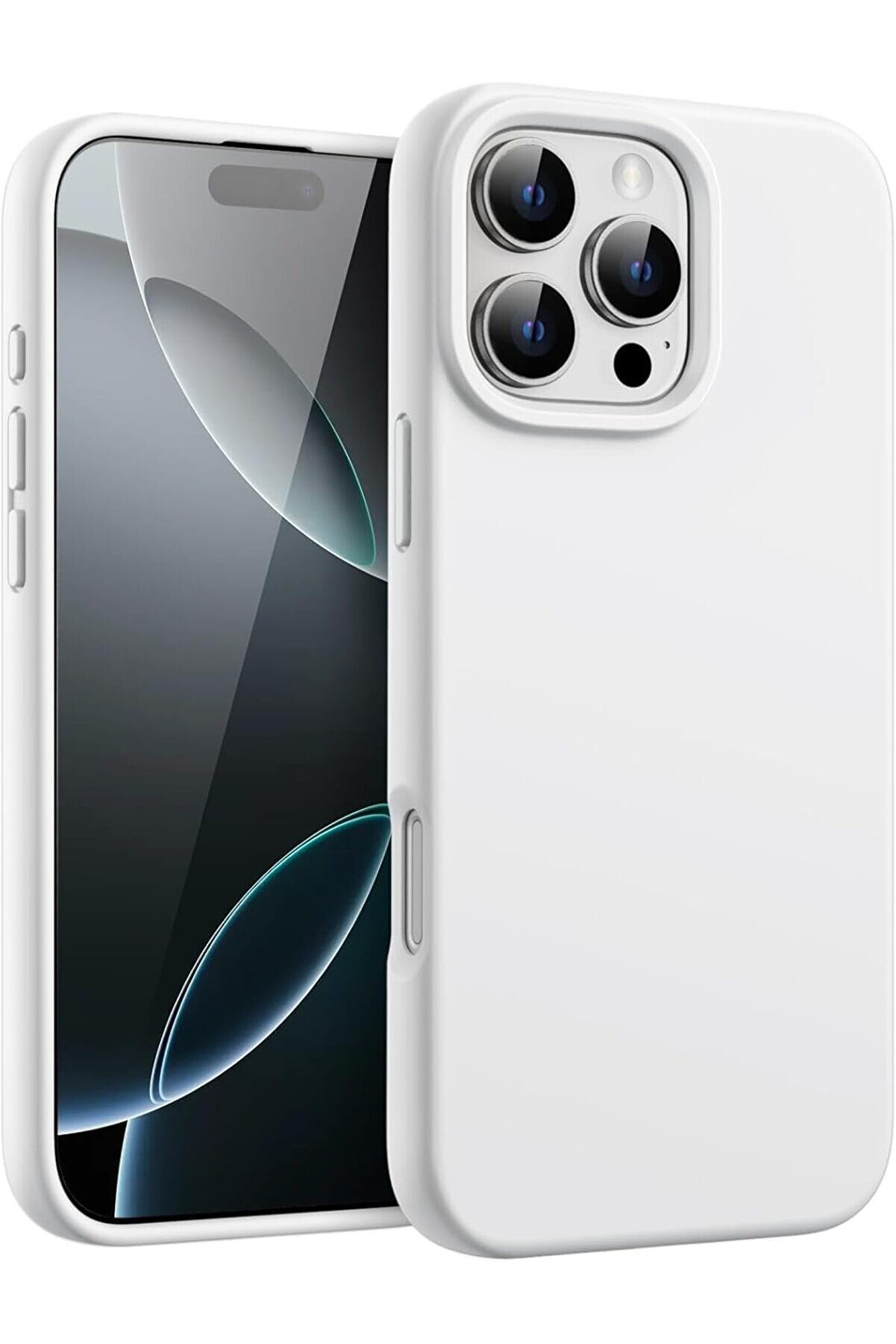 STOREMAX AKSESUAR 16 Pro ile Uyumlu İ&ccedil;i Kadife Dışı Mat Yapıya Sahip Koruma Sağlayan Lansman Silikon Kılıf (B