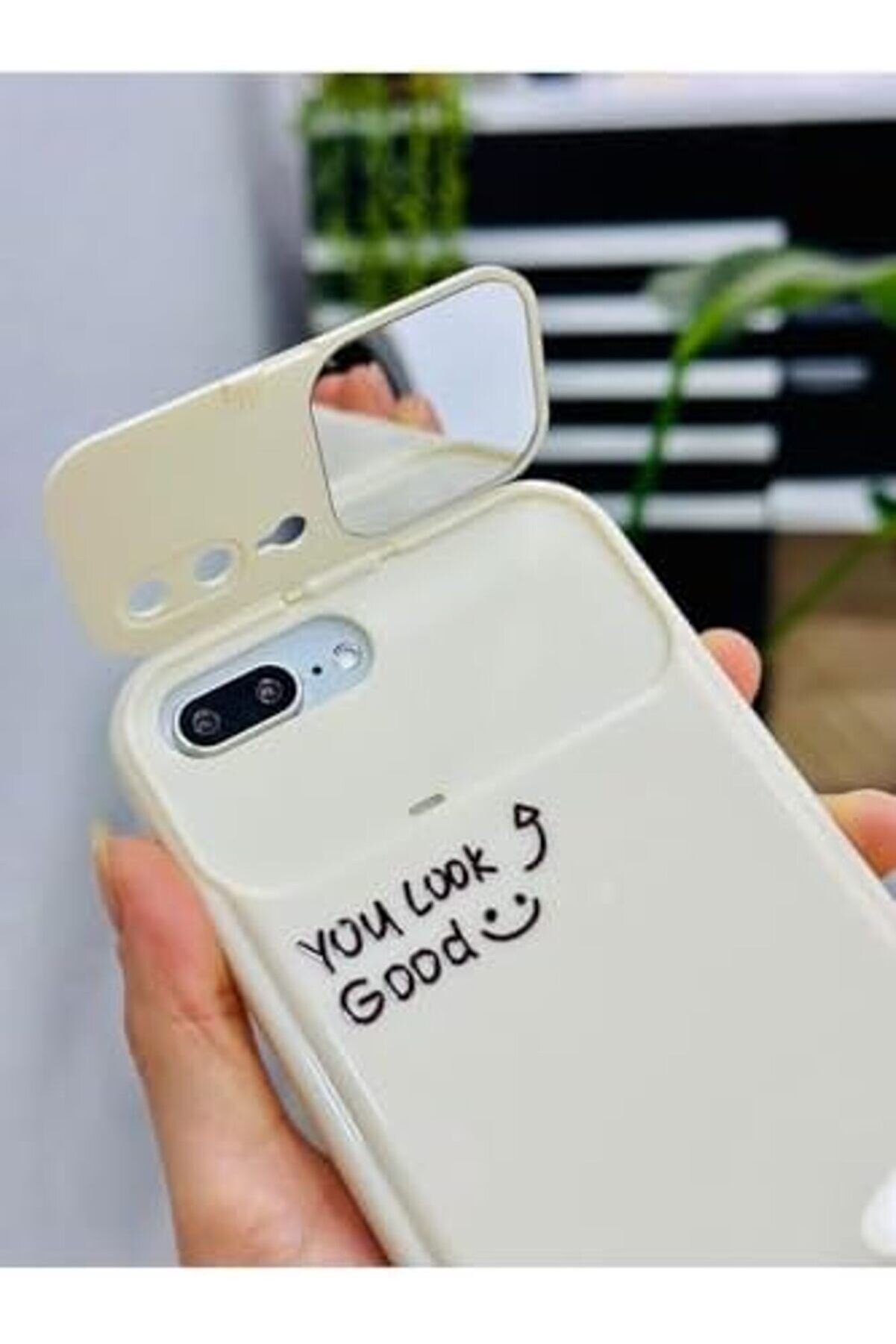 Aksesuar 6 - 7 - 8 İle Uyumlu Aynalı Model Si̇li̇kon Kılıf 1014773