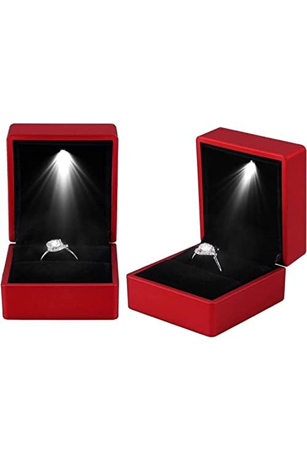 Shpsell Madam&Matmazel Kadın Modası Işıklı Yüzük Kutusu Hedi̇ye, Söz, Ni̇şan, Evli̇li̇k, Tekli̇f, Takı,,