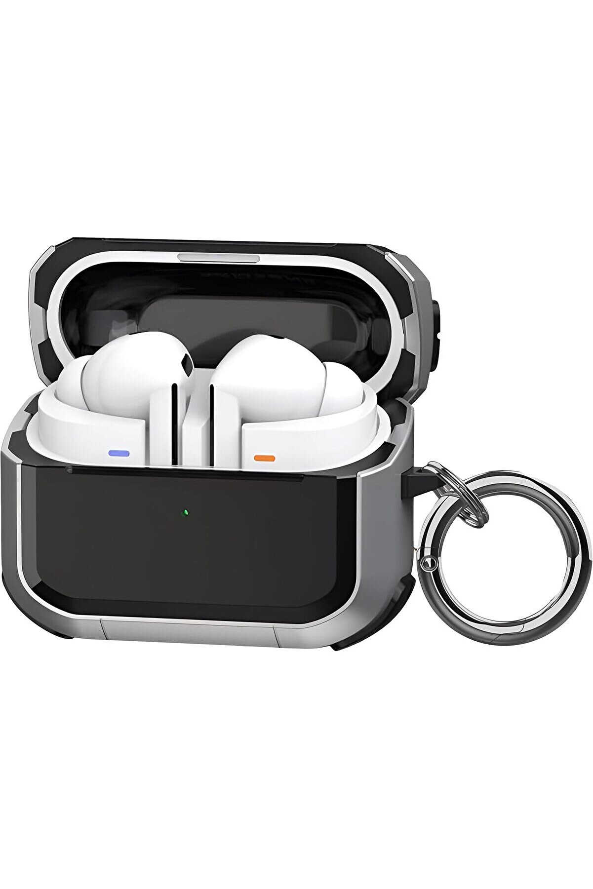 STOREMAX Buds 3 Pro ve Buds 3 Uyumlu Darbelere Karşı Ultra Güçlü Çift Renkli Sert Kenar Mat Silikon Kılıf (Gr