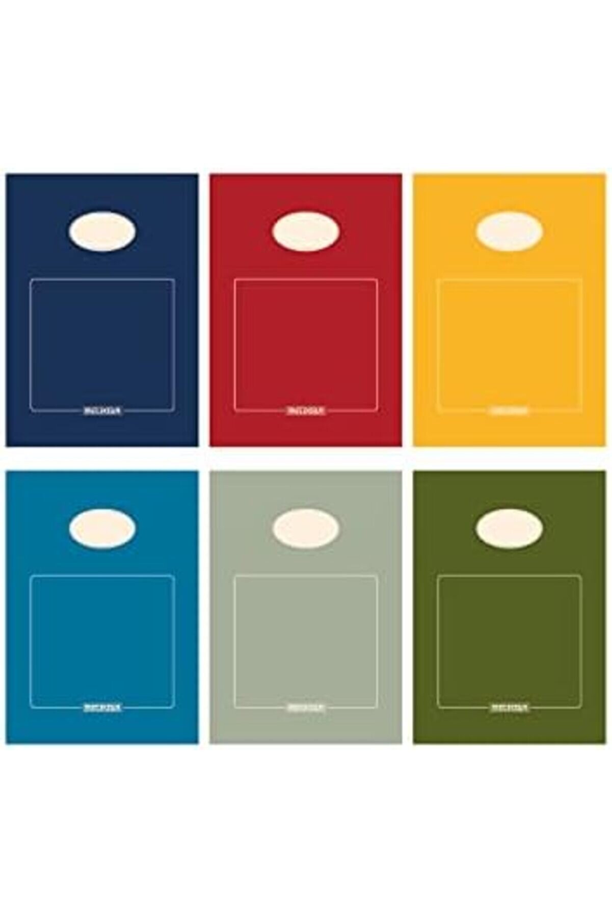 A5 Karton Kapaklı Bloknot, Ofi̇s Seri̇si̇, 80 Yaprak, Düz, Sarı 1014773