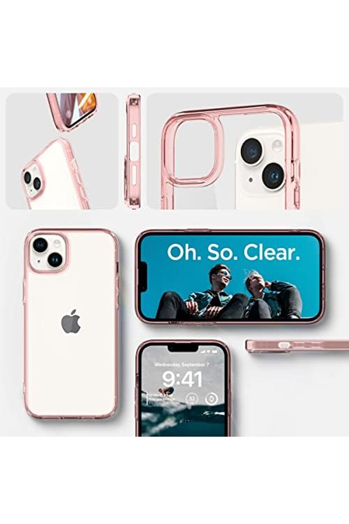 14 Kılıf Ultra Rose Crystal - Acs04