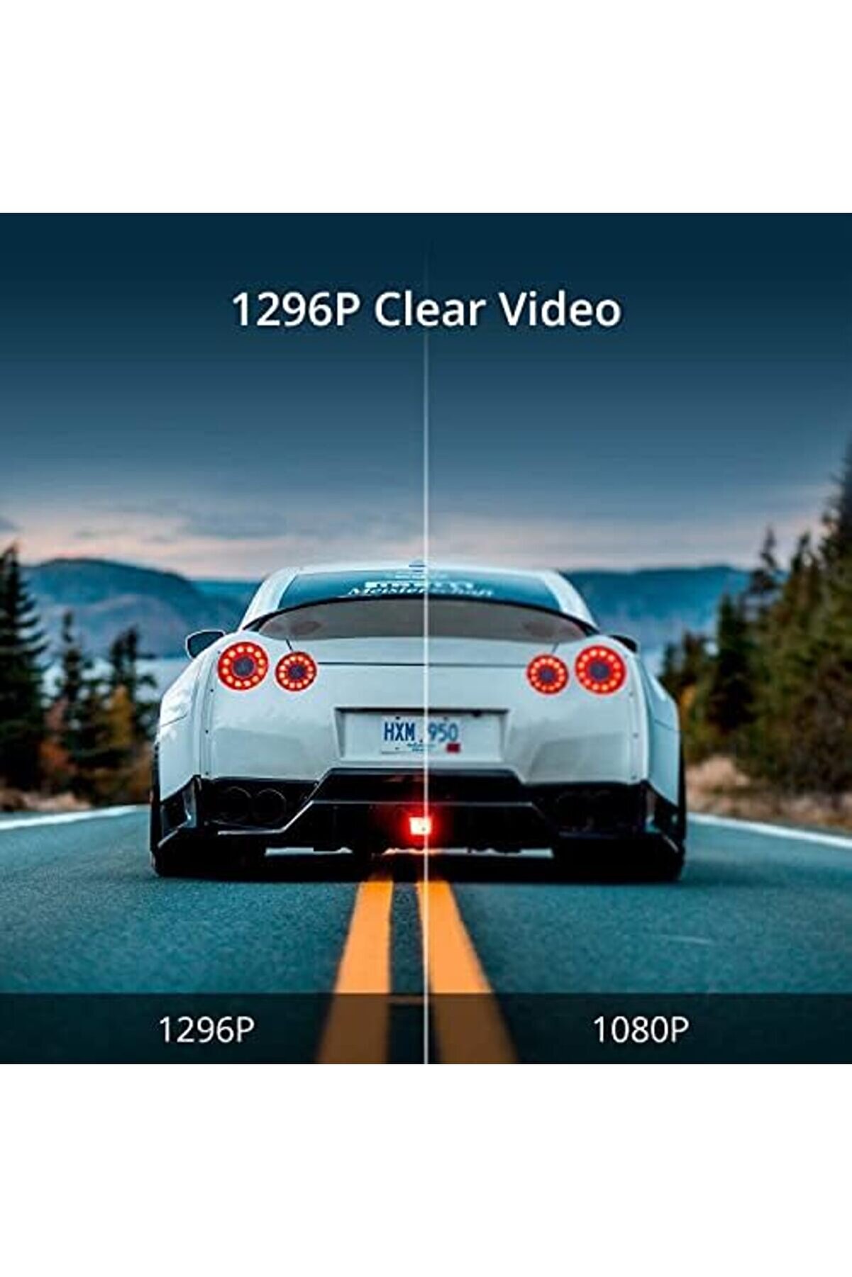 G300 1296P 160° Geni̇ş Açı Gece Görüş Dahi̇li̇ S Akıllı Araç İçi̇ Kamera 1014773