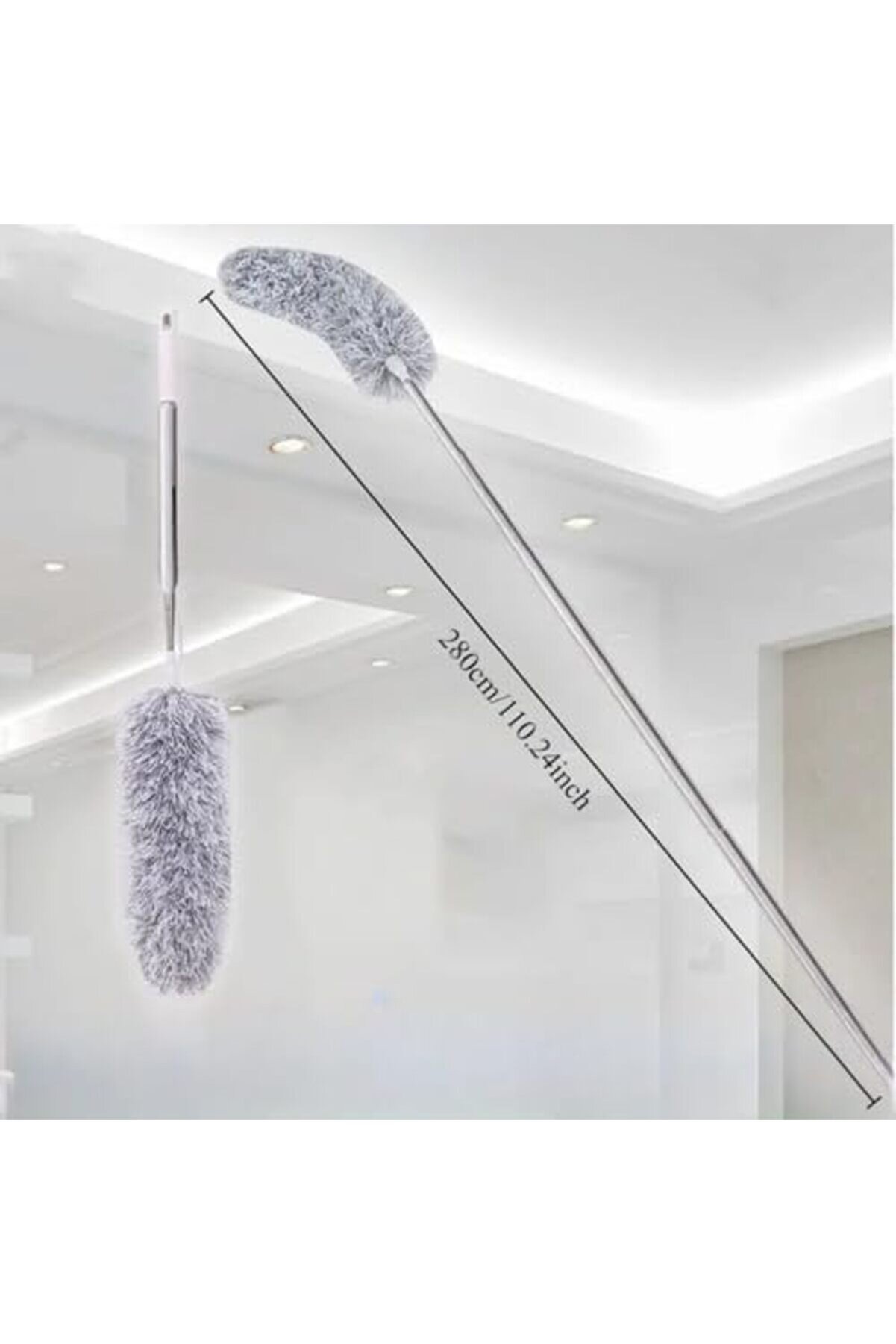 Bükülebi̇li̇r Köşe Bucak Toz Alma Püskülü Dev Boy 280 Cm Fırça 1014773