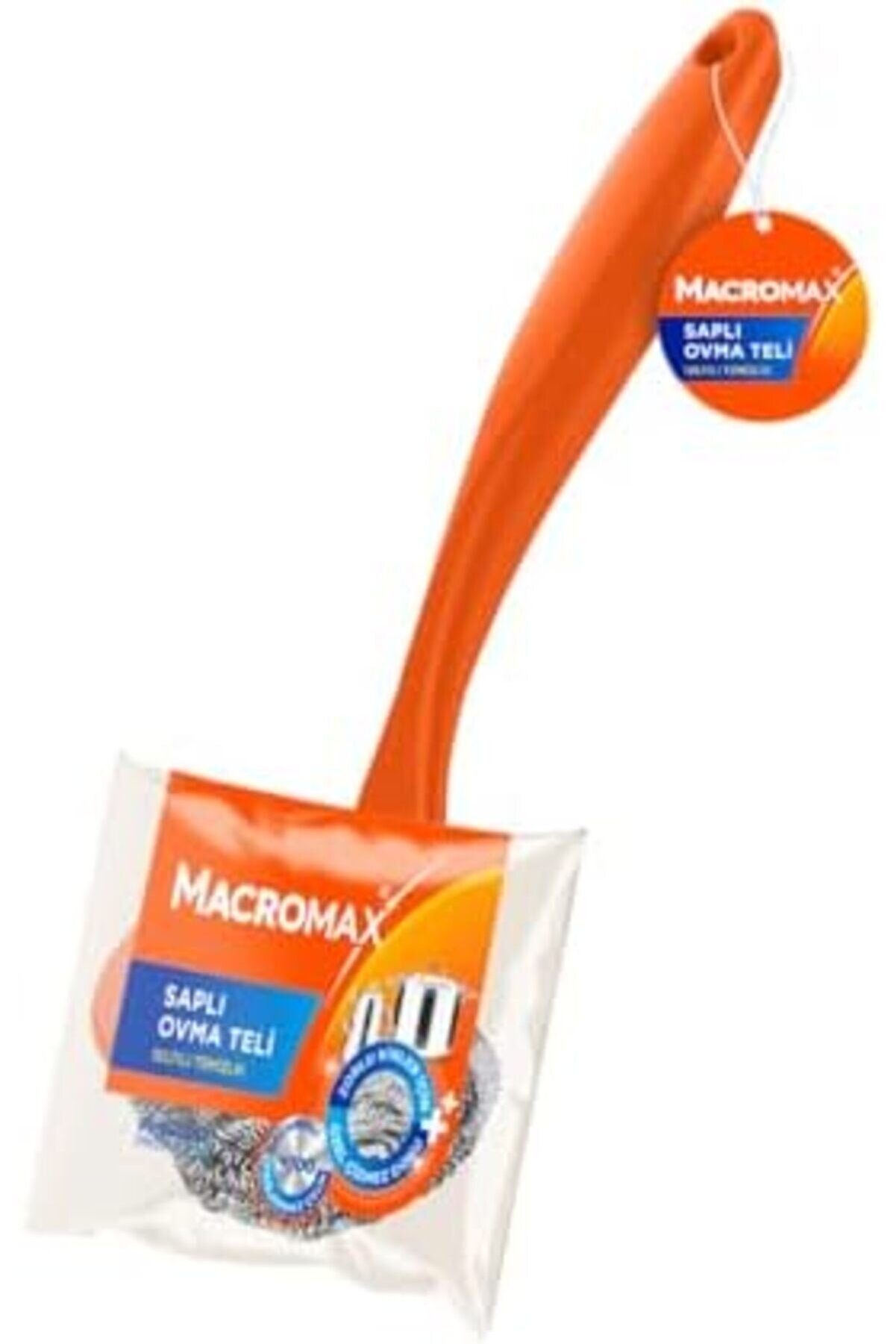 Saplı Ovma Teli̇, Ergonomi̇k Tutma Saplı Paslanmaz Çeli̇k Bulaşık Ve Fırçası 1014773