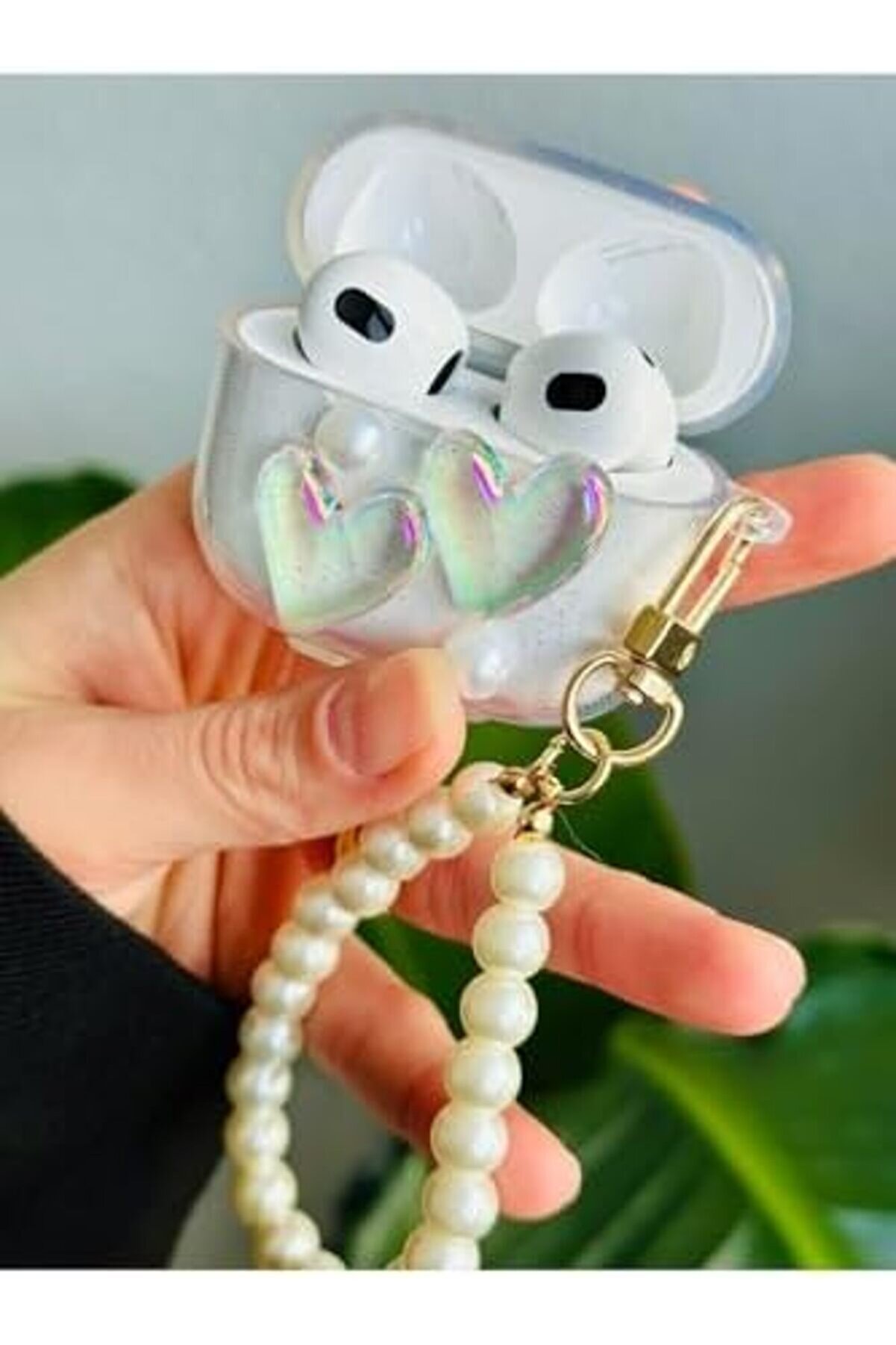 3. Nesi̇l İle Uyumlu Oyuncaklı Tasarım Kalın Si̇li̇kon Kılıf - Inci̇li̇kalp 1014773