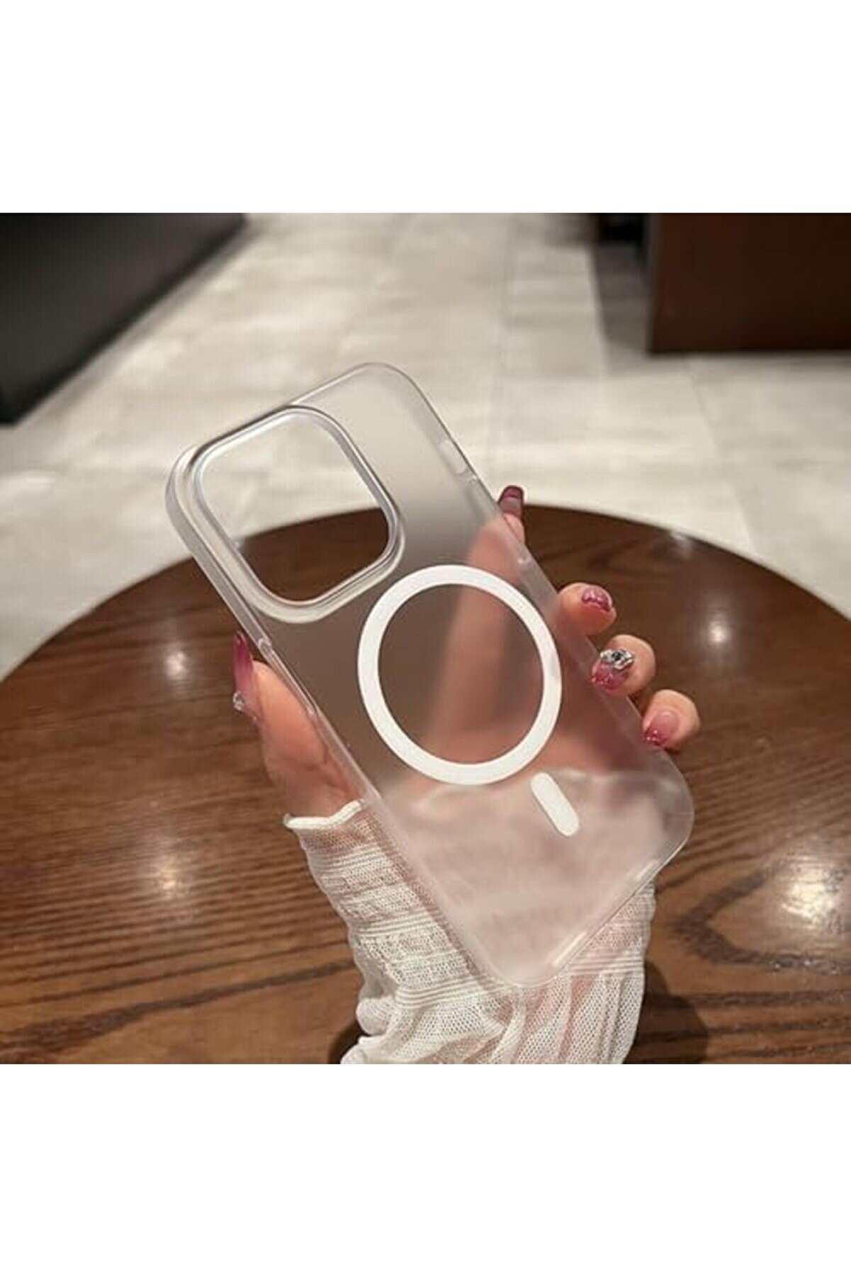 15 Pro Max Uyumlu Kılıf –, Darbe Emi̇ci̇, Ultra, Kablosuz Şarj Destekli̇, Manyeti̇k Telefon Koruma Kılıf