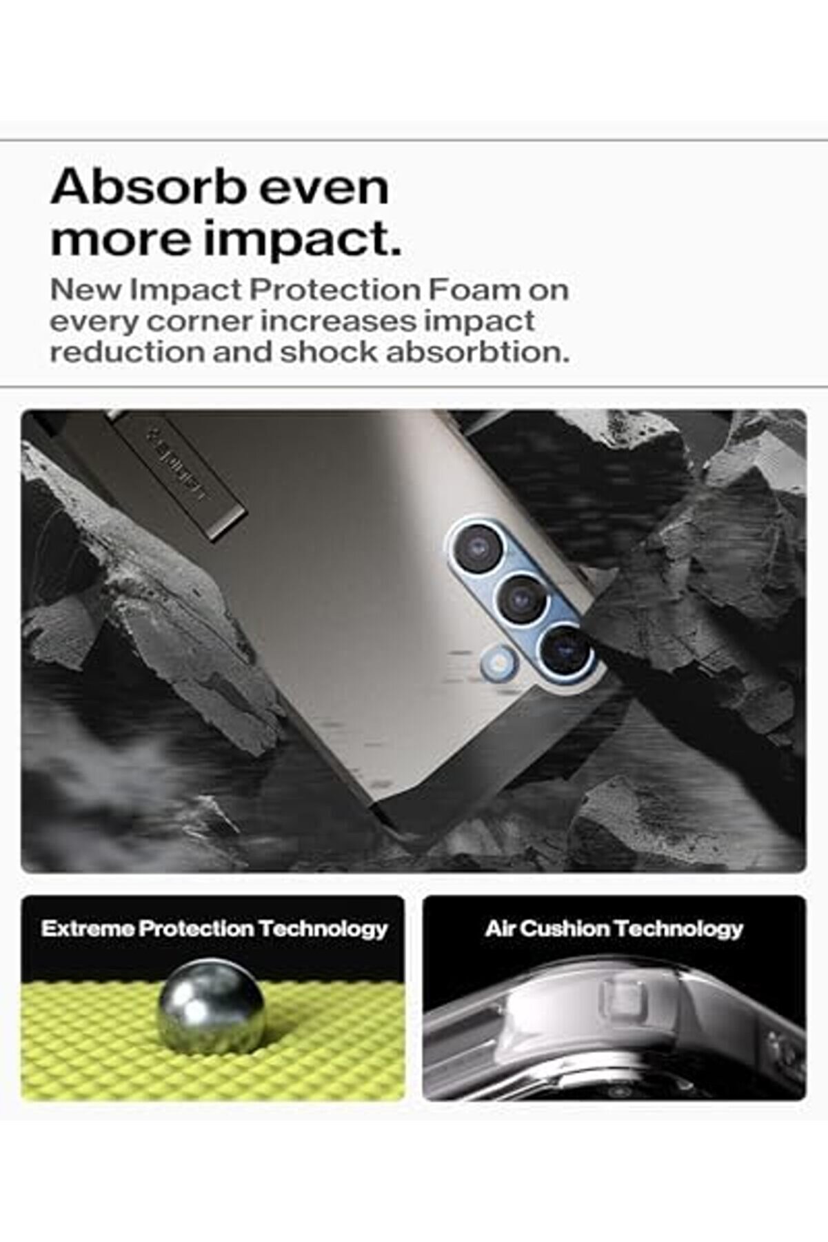 Galaxy S25 Ekstra Dayanıklı Kılıf Tough Armor Ai̇ Hava Kanalı Teknoloji̇si̇&trade; Askeri̇ Sınıf Koruma Magfi̇t