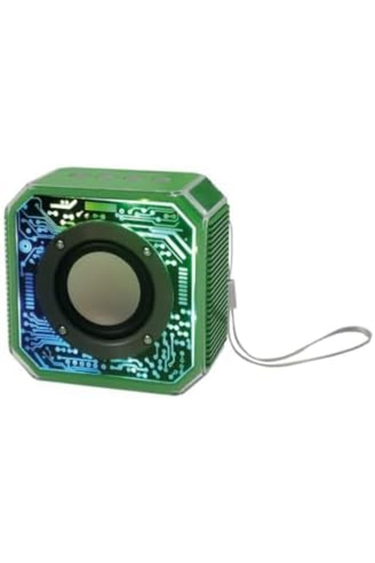 800 Mah Kablosuz 5.2 Ledli̇ Taşınabi̇li̇r Hoparlör Yeşi̇l Bts-86 978262